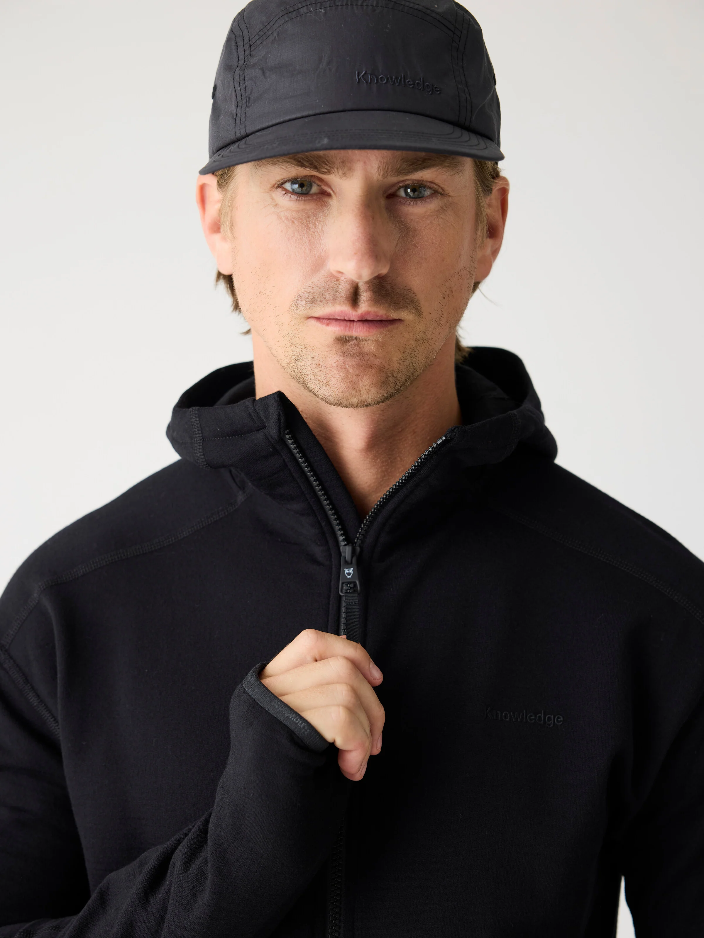 Dynamic wool fleece full zip - Black Jet - Image 2