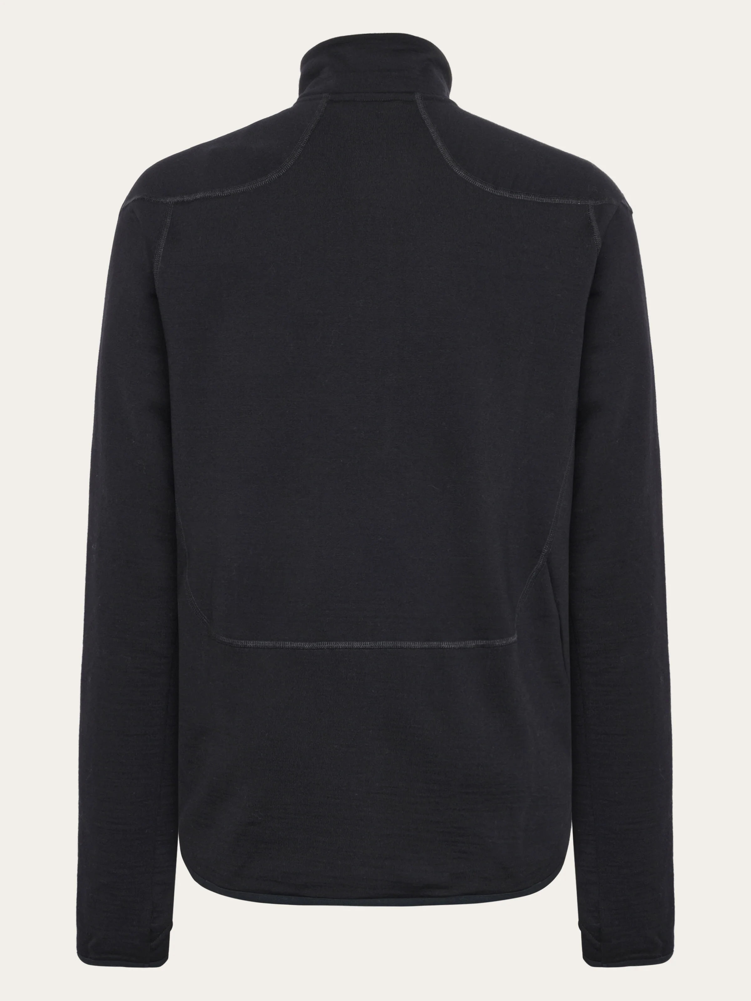Dynamic wool fleece full zip - Black Jet - Image 3