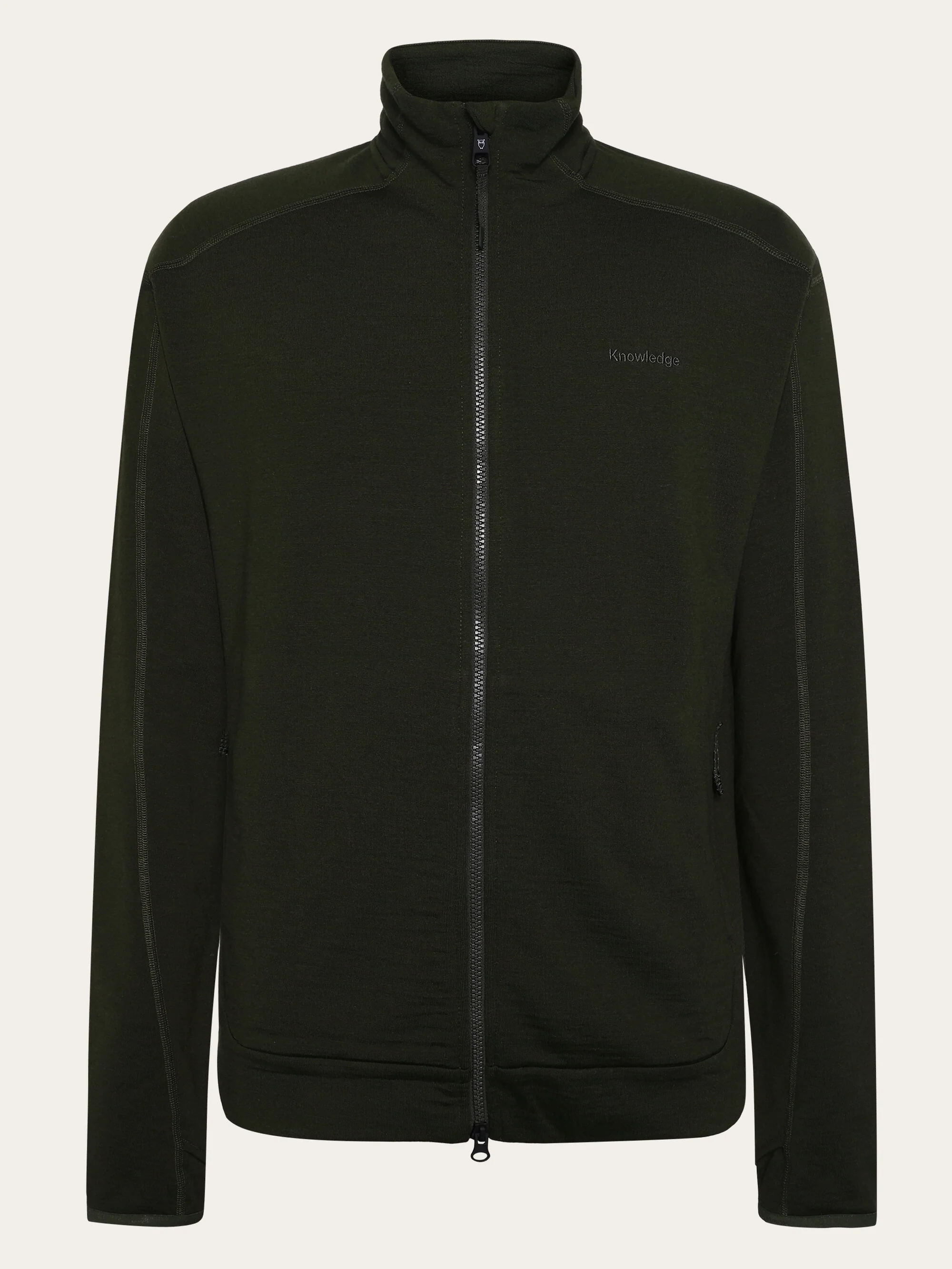 Dynamic wool fleece full zip - Forest Night