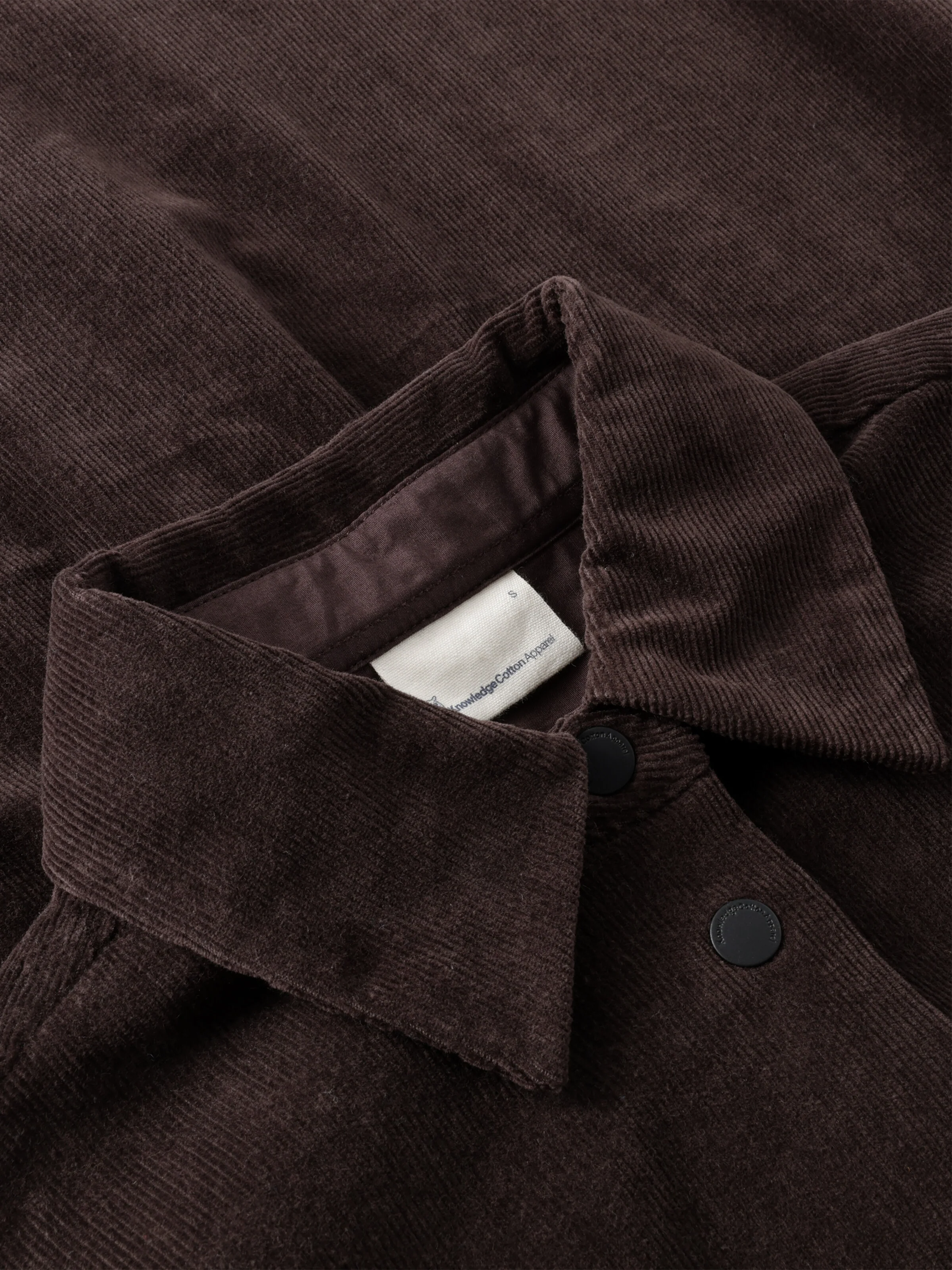 Corduroy overshirt - Chocolate Torte - Image 3