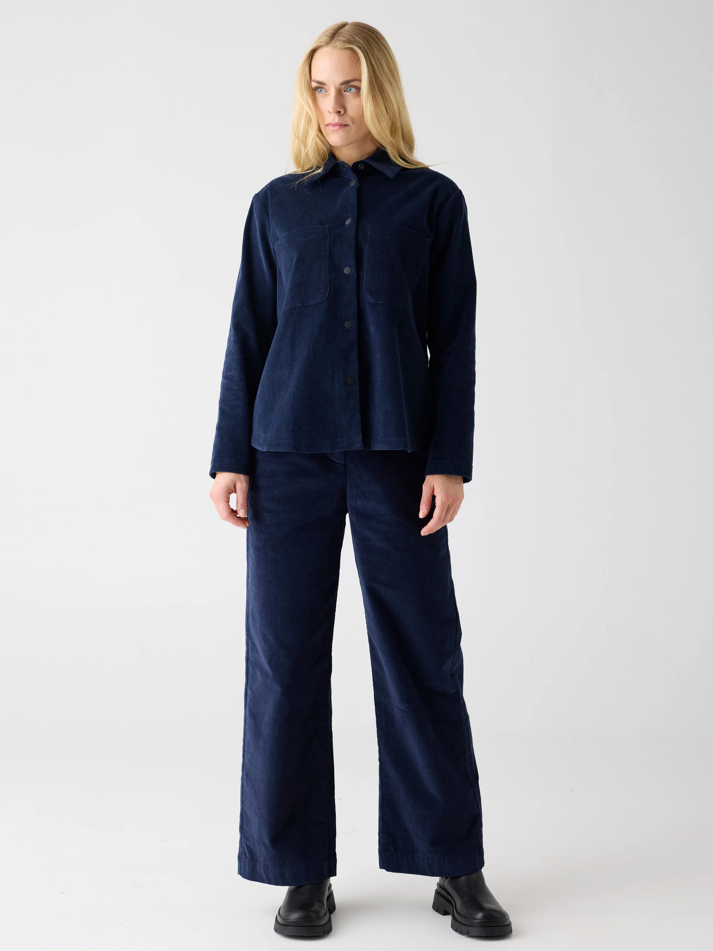 Corduroy overshirt - Night Sky - Image 3