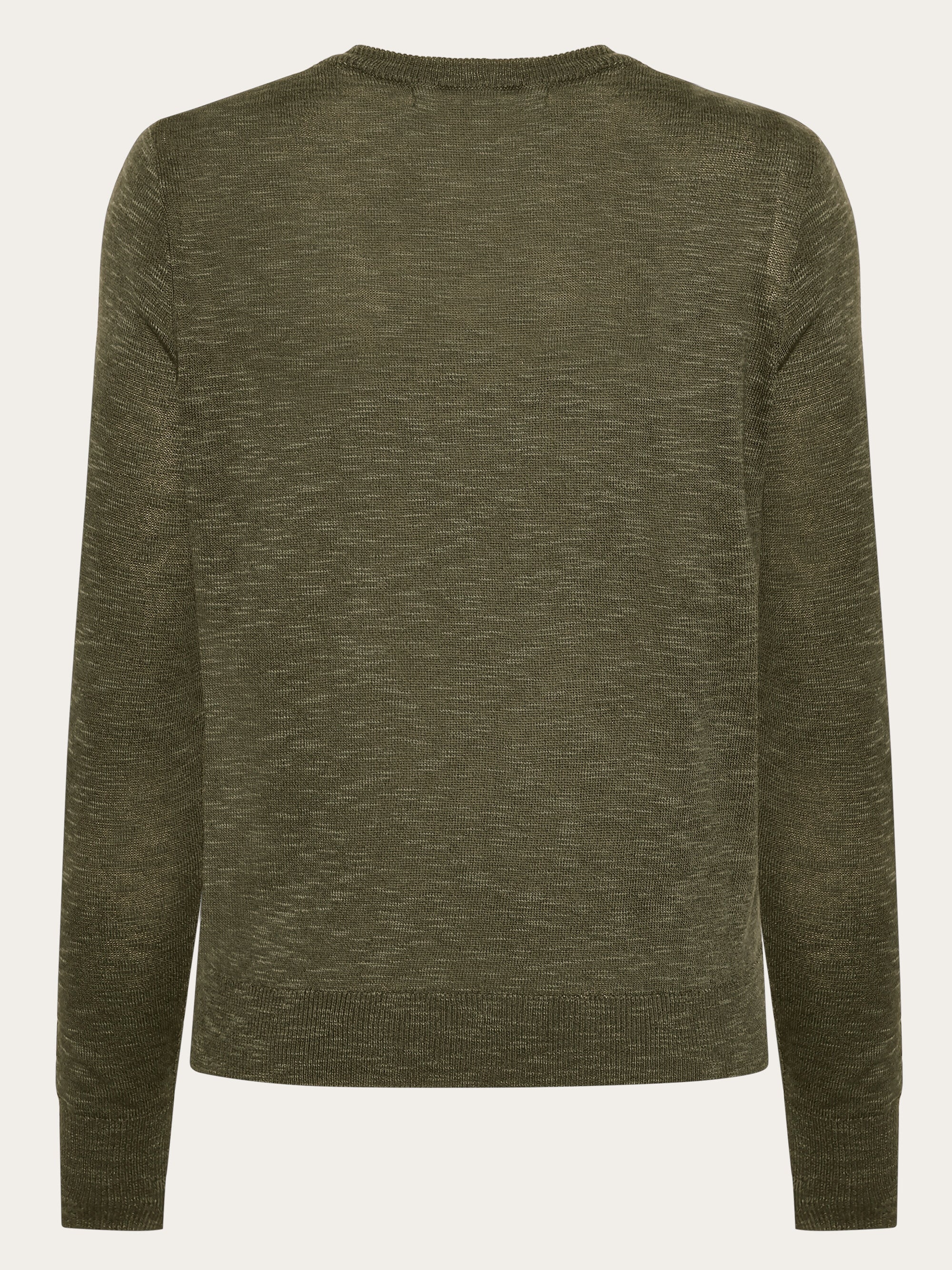 Crew neck knit Tencel™ - Forest Night - Image 3