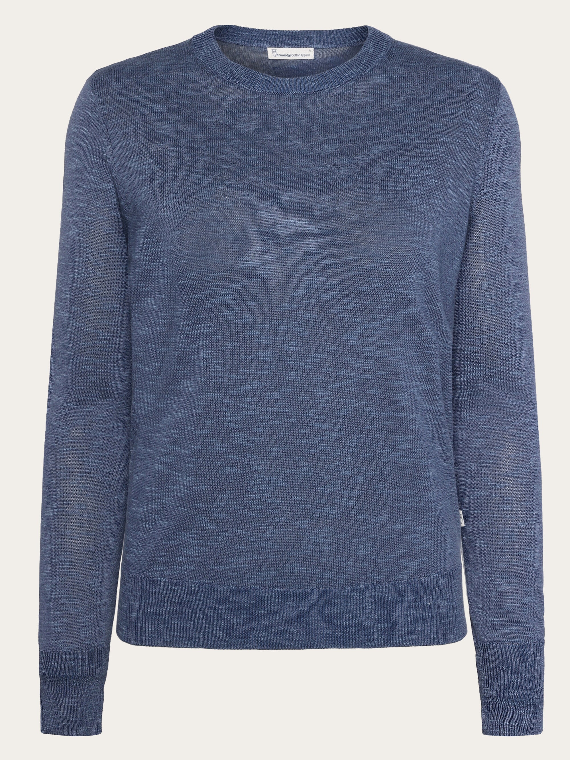 Crew neck knit Tencel™ - Vintage Indigo
