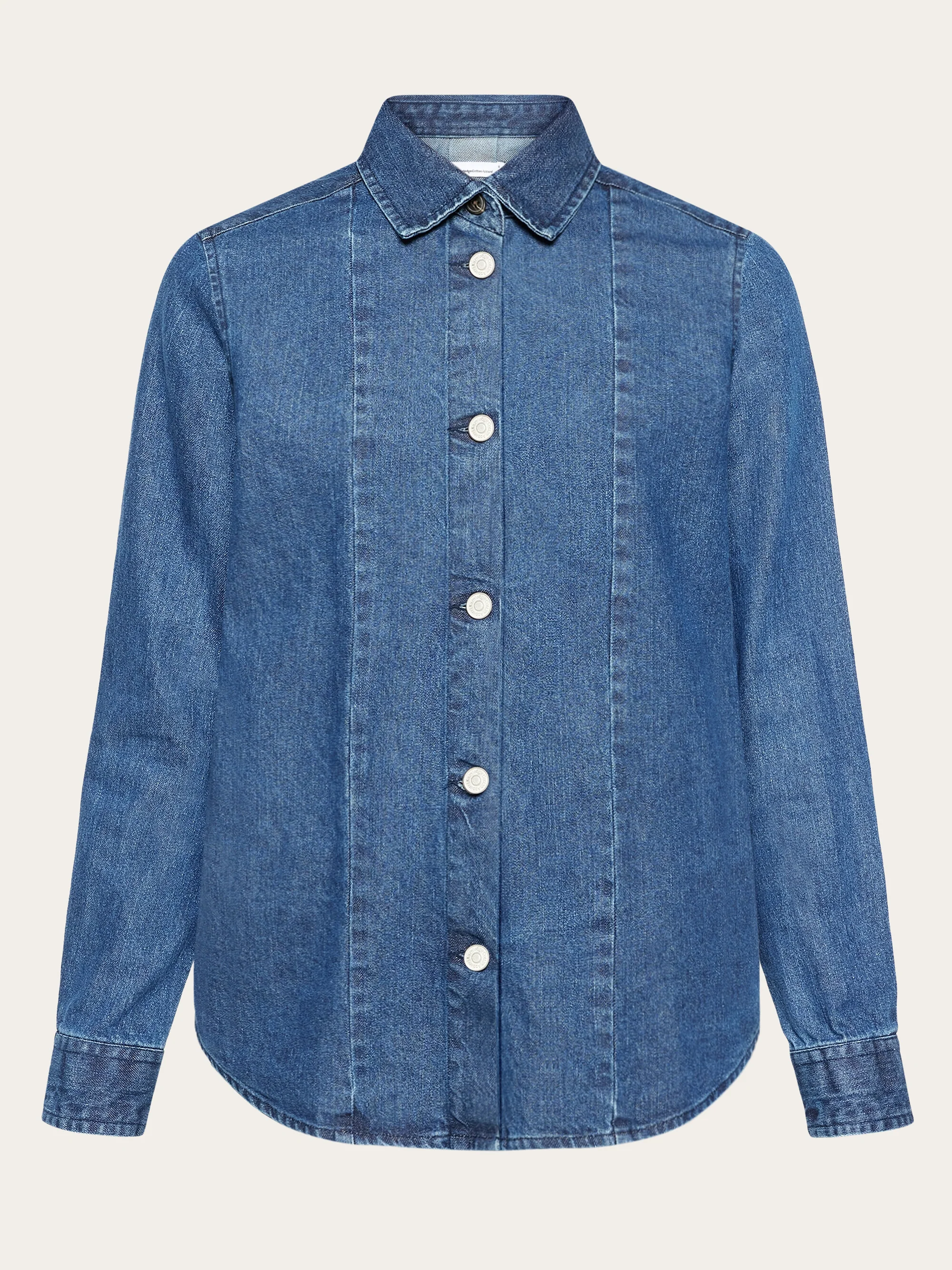Denim shirt - GOTS/Vegan - Dark Blue denim