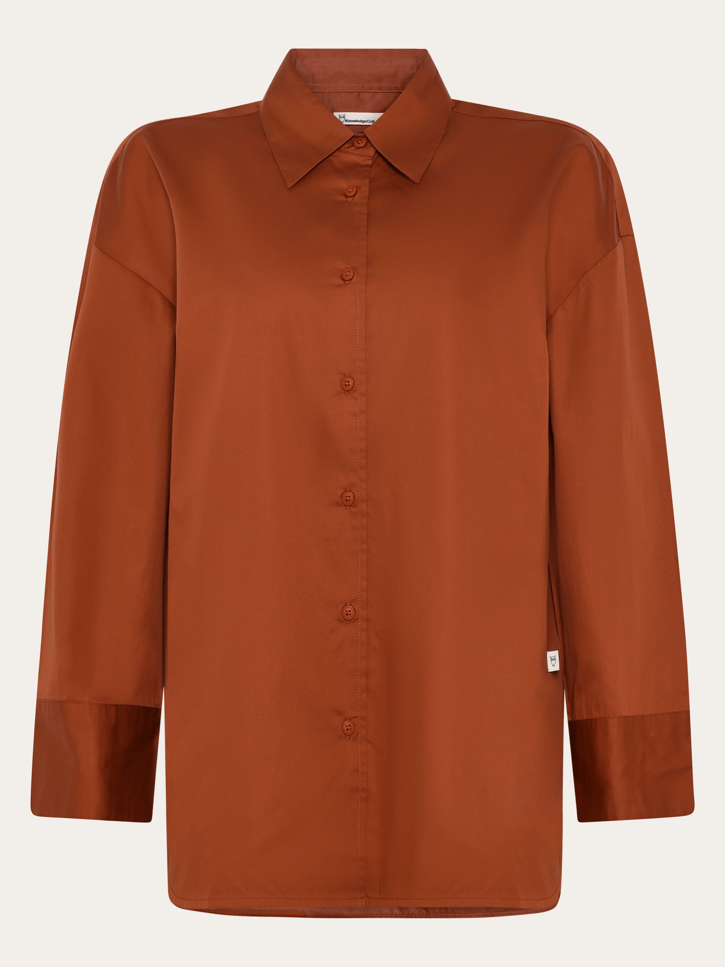 Dew relaxed shirt - Burnt Brick