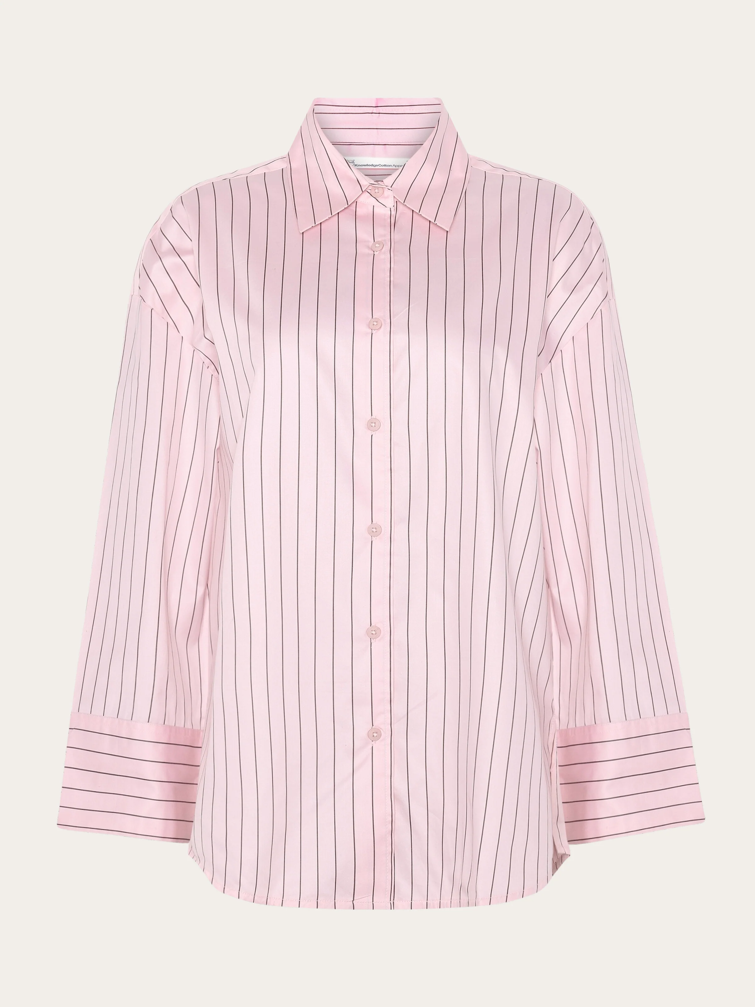 Dew relaxed stripe shirt - Red Stripe