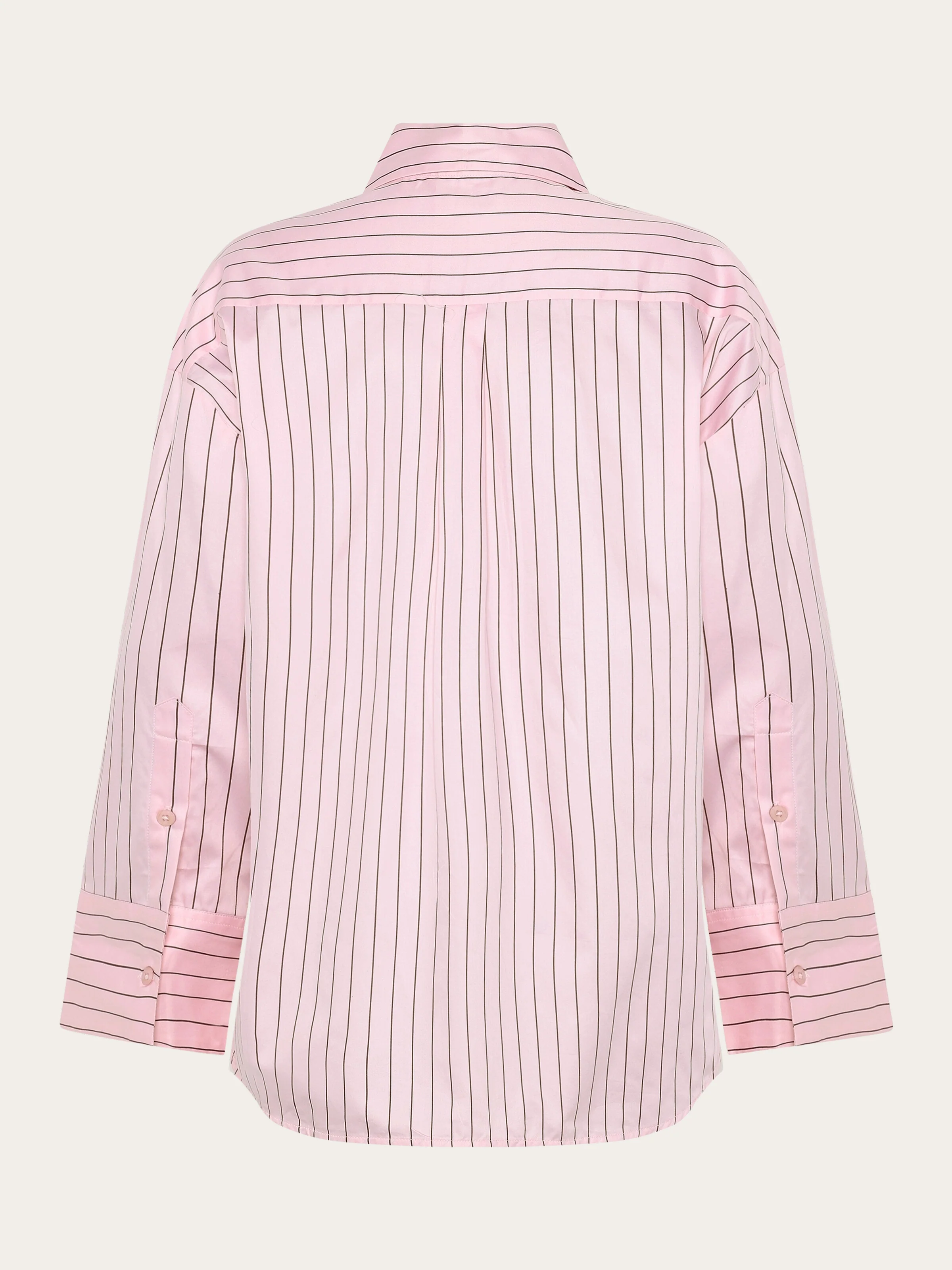 Dew relaxed stripe shirt - Red Stripe - Image 3