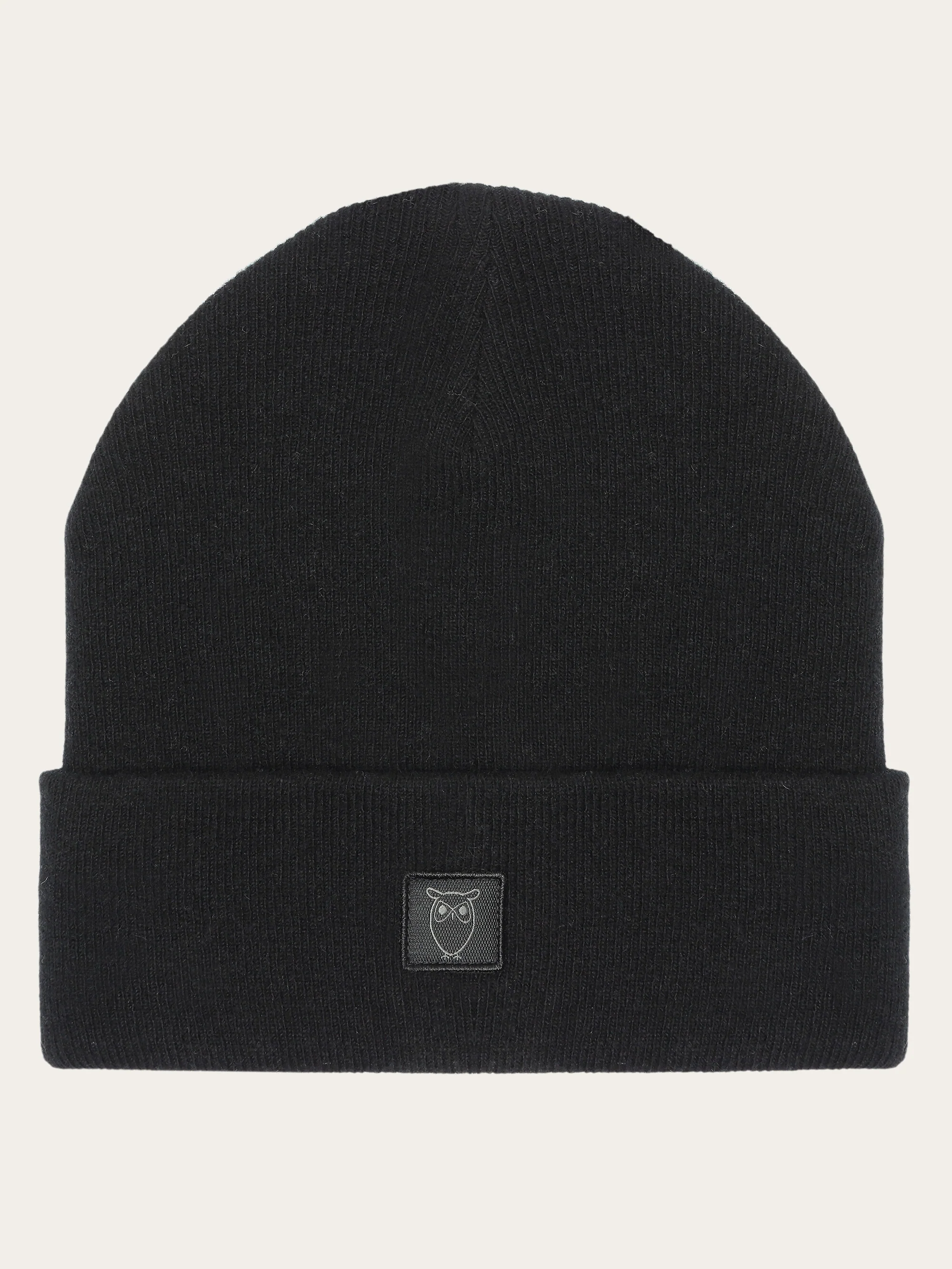 Double layer wool beanie - Black Jet - Image 5