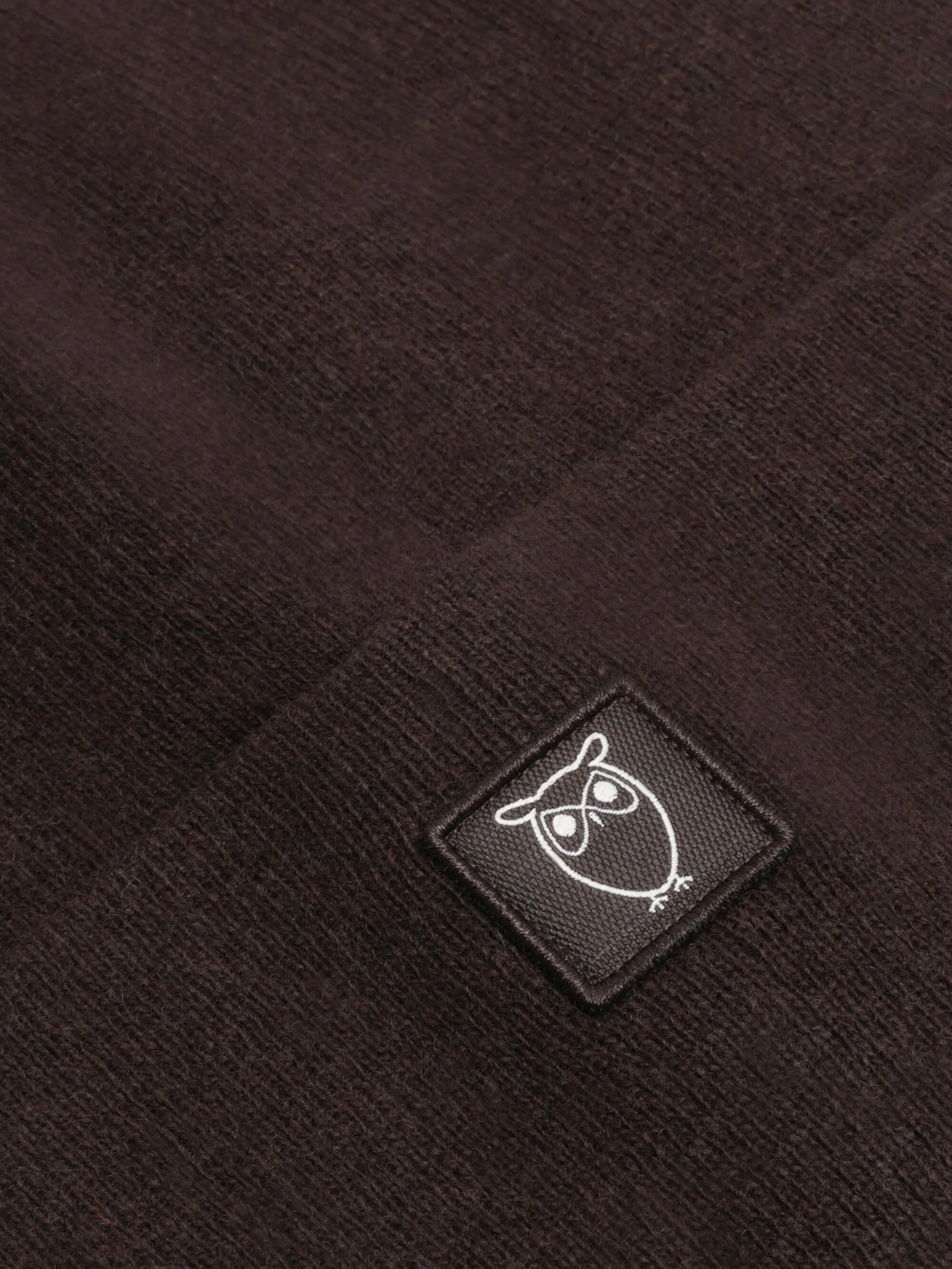 Double layer wool beanie - Chocolate Torte - Image 2
