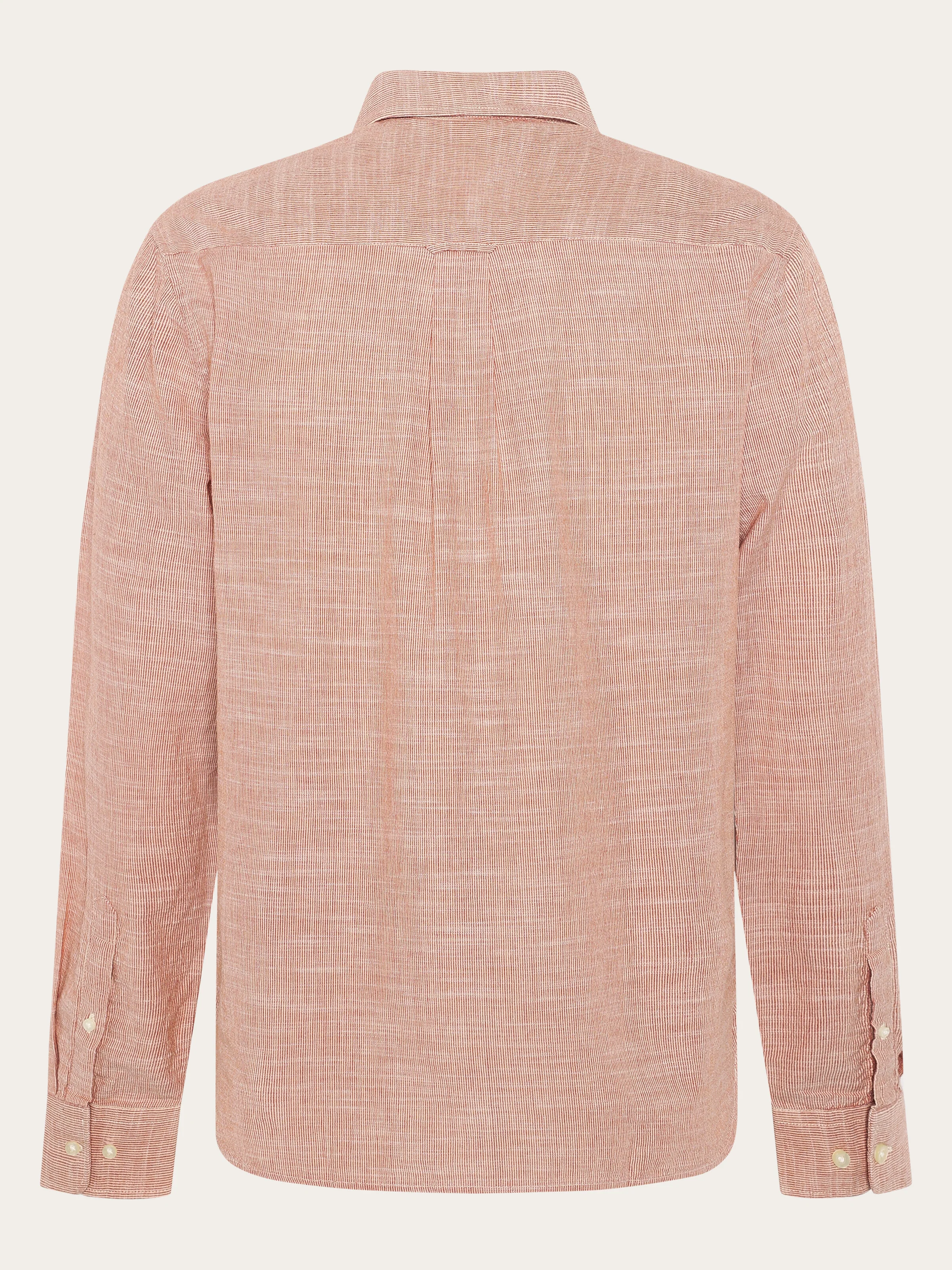 Dune regular stripe shirt - Red Stripe - Image 4
