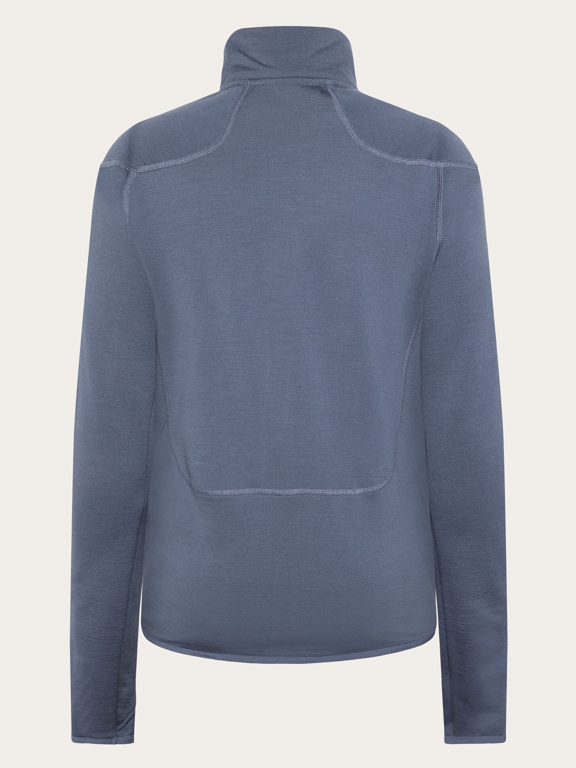 Dynamic wool fleece full zip - Vintage Indigo - Image 3