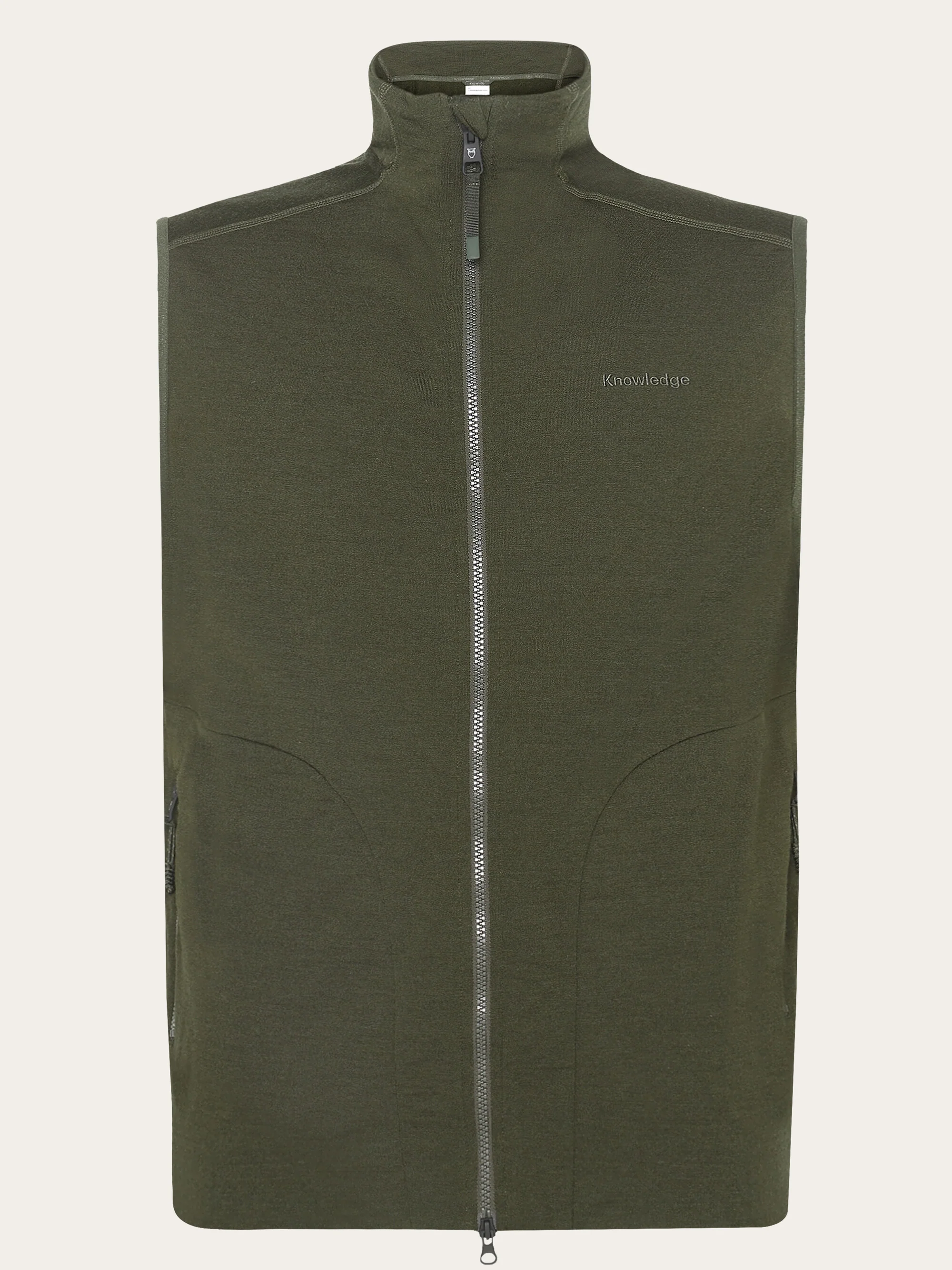 Dynamic wool fleece vest - Forest Night