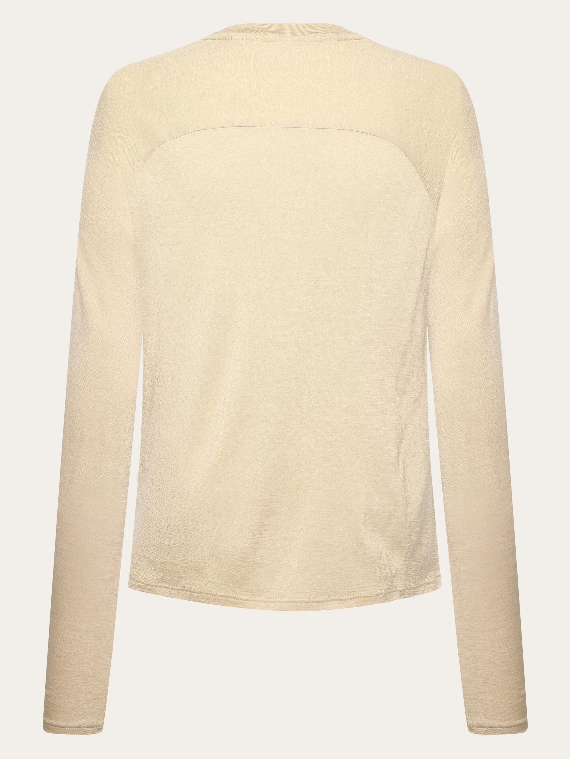 Dynamic wool long sleeve t-shirt - Light feather gray - Image 3