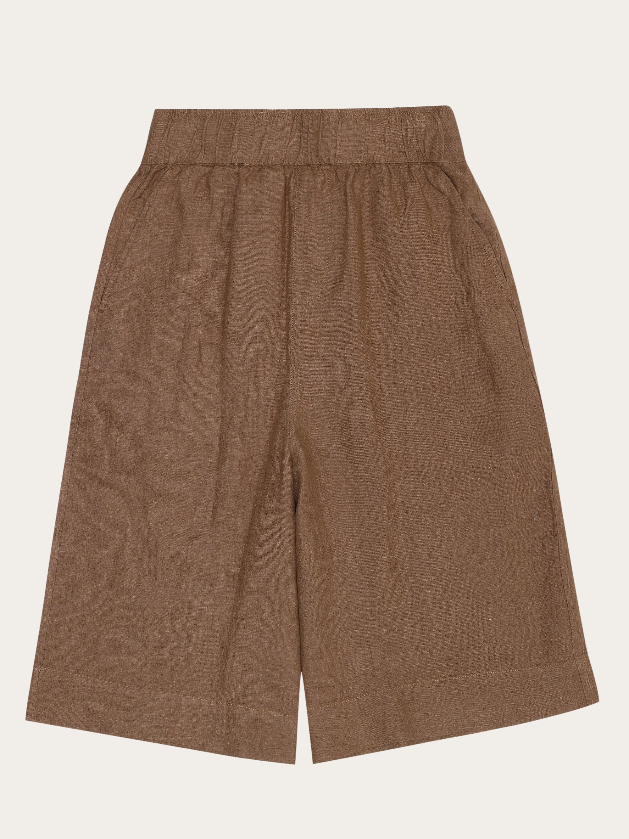 Eve wide linen culotte shorts - Tuffet