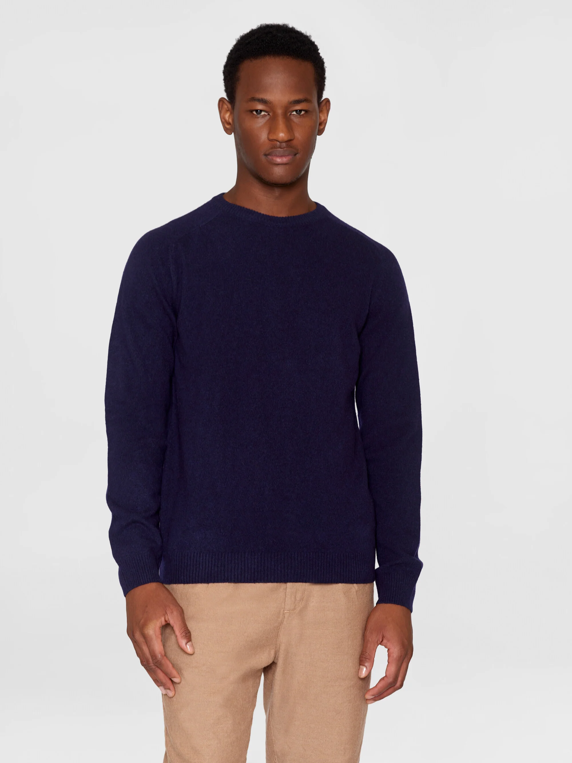 Basic o-neck knit - Total Eclipse - Image 2