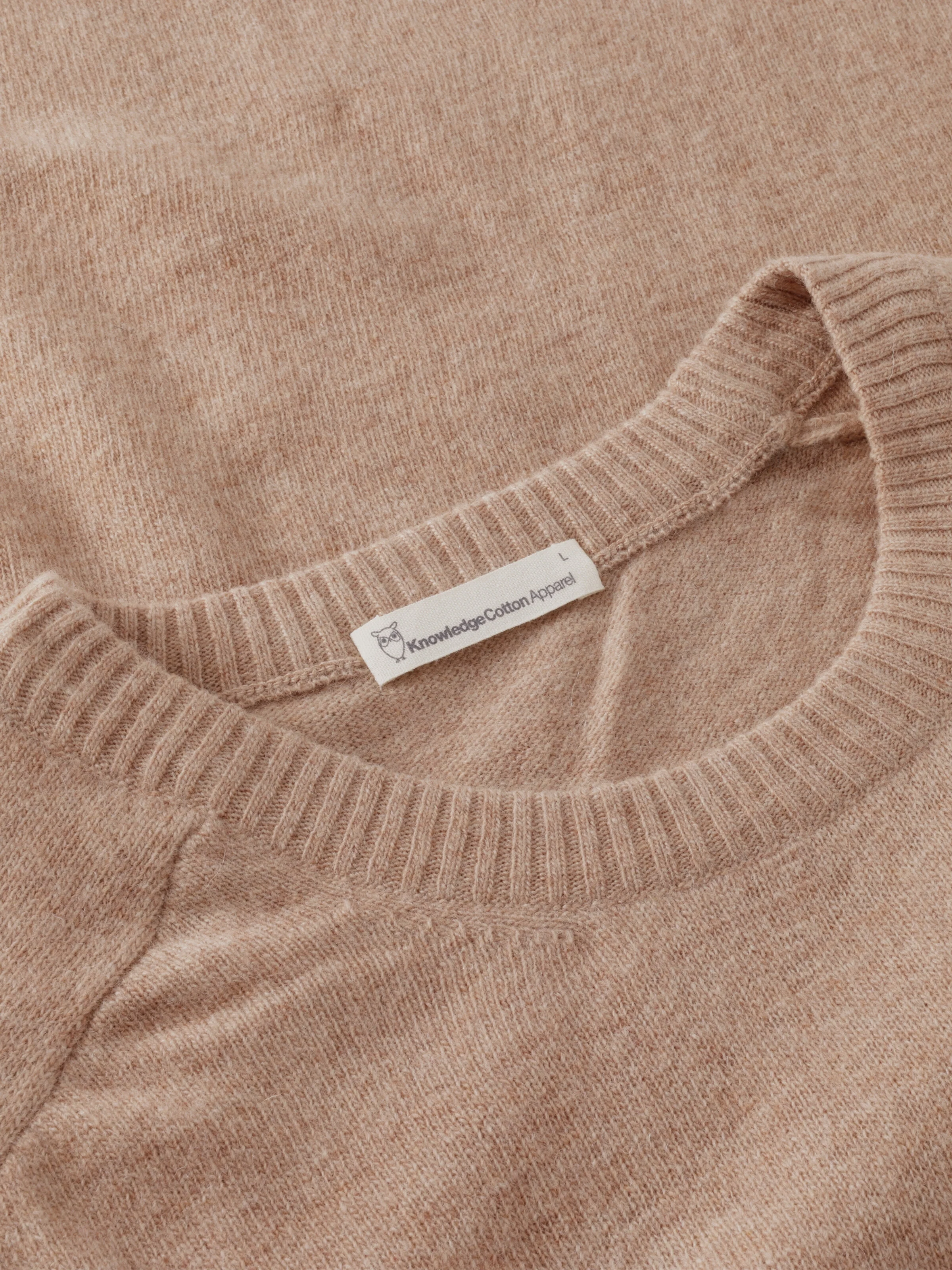 Basic o-neck knit - Kelp melange - Image 5