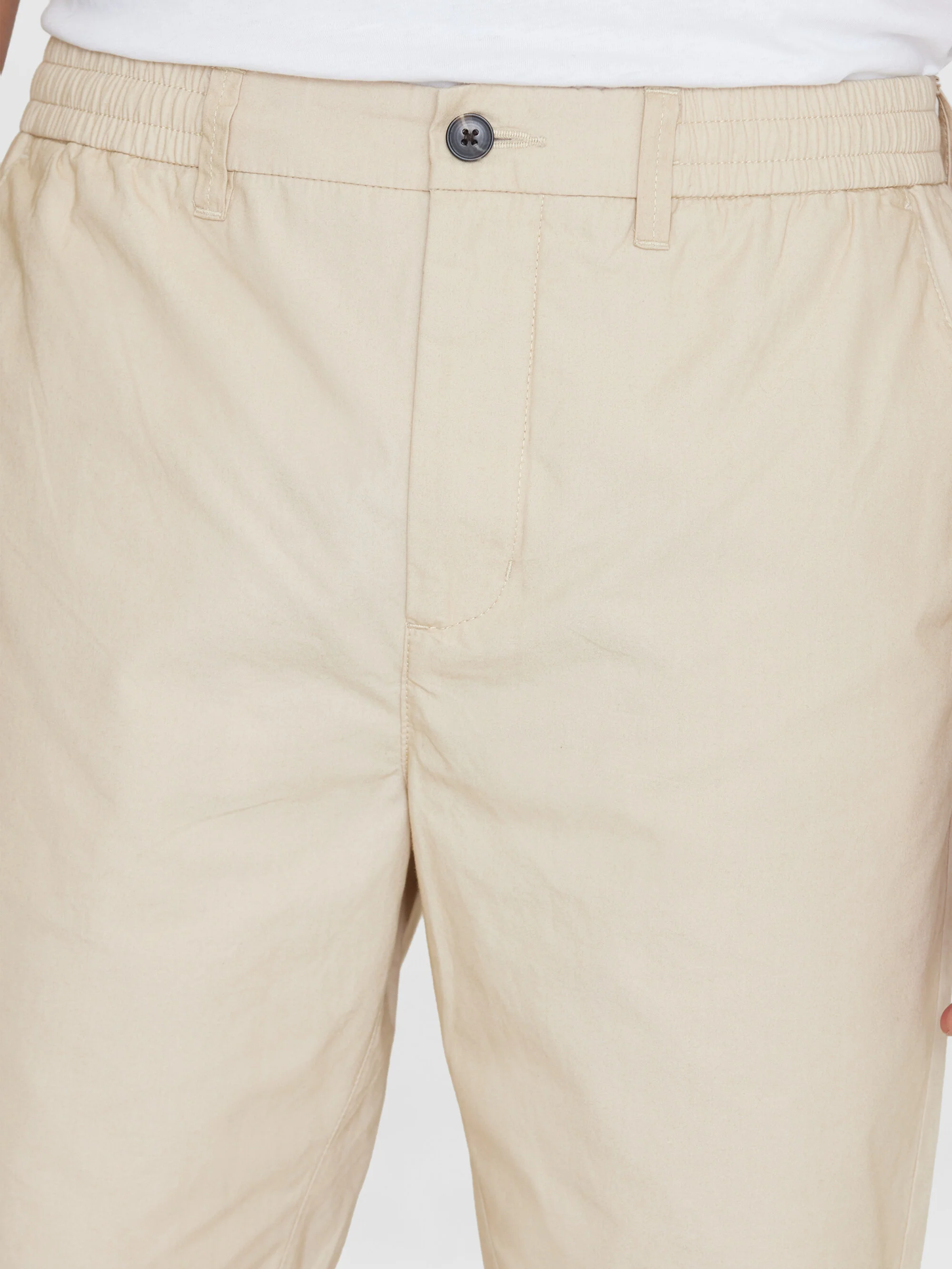 Fig comfort poplin shorts - Light feather gray - Image 4