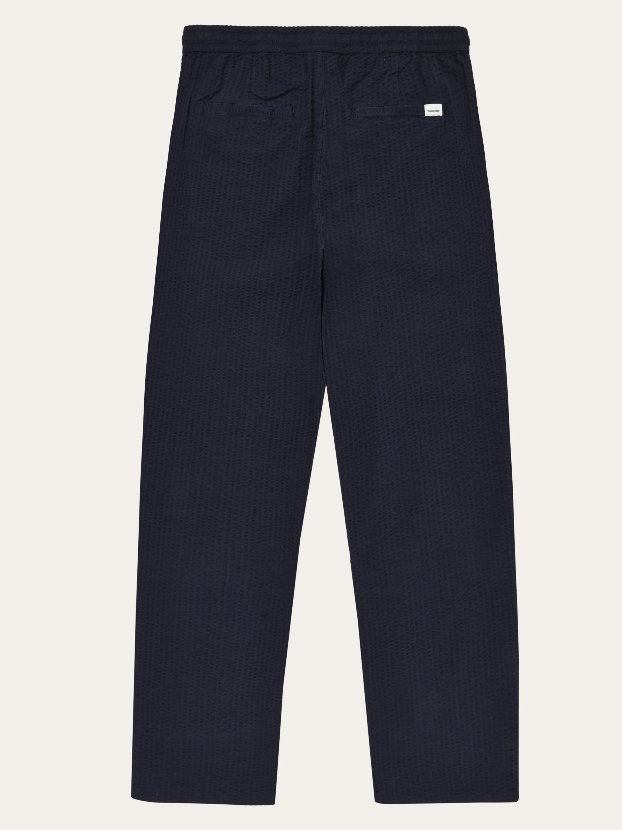 Fig loose seersucker pants - Night Sky - Image 6