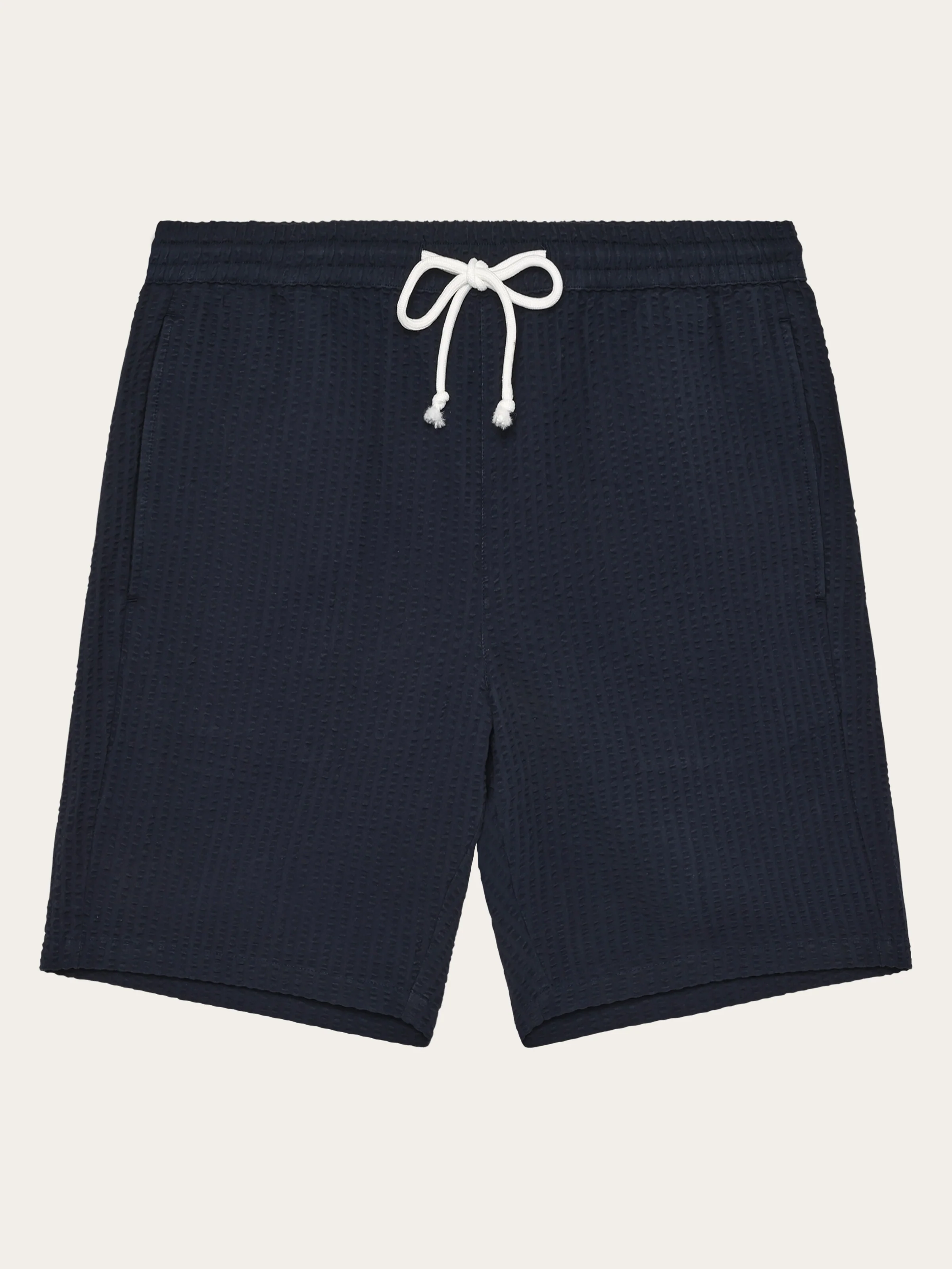 Fig loose seersucker shorts - Night Sky