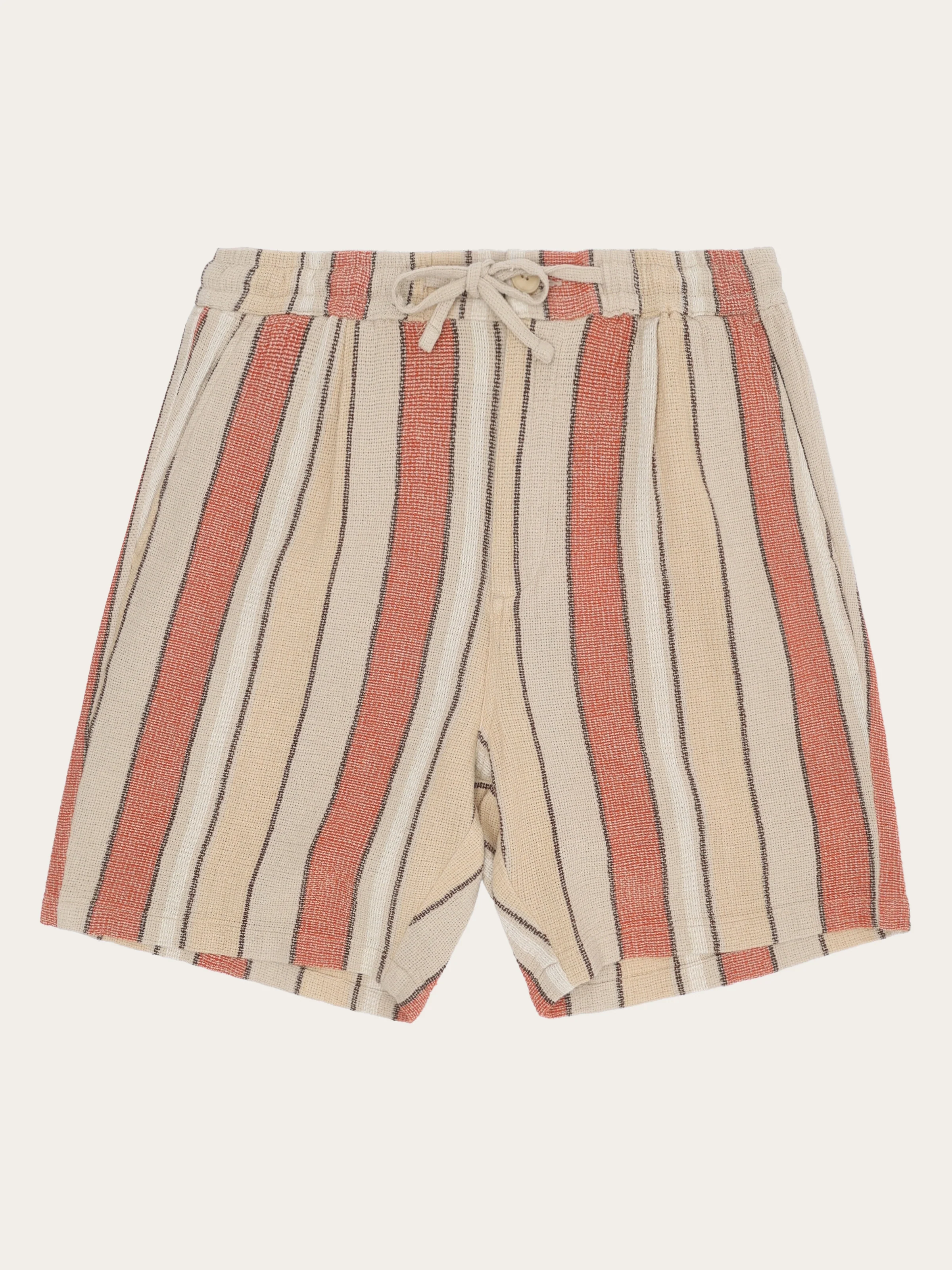 Fig loose striped shorts - Red Stripe