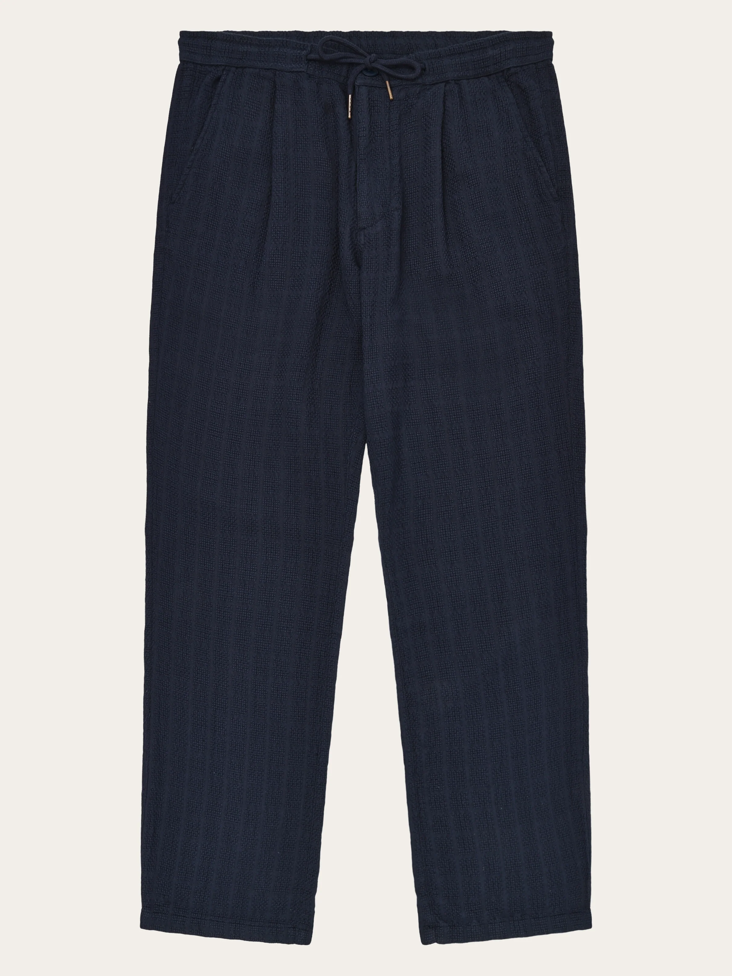 Fig loose structure pants - Night Sky