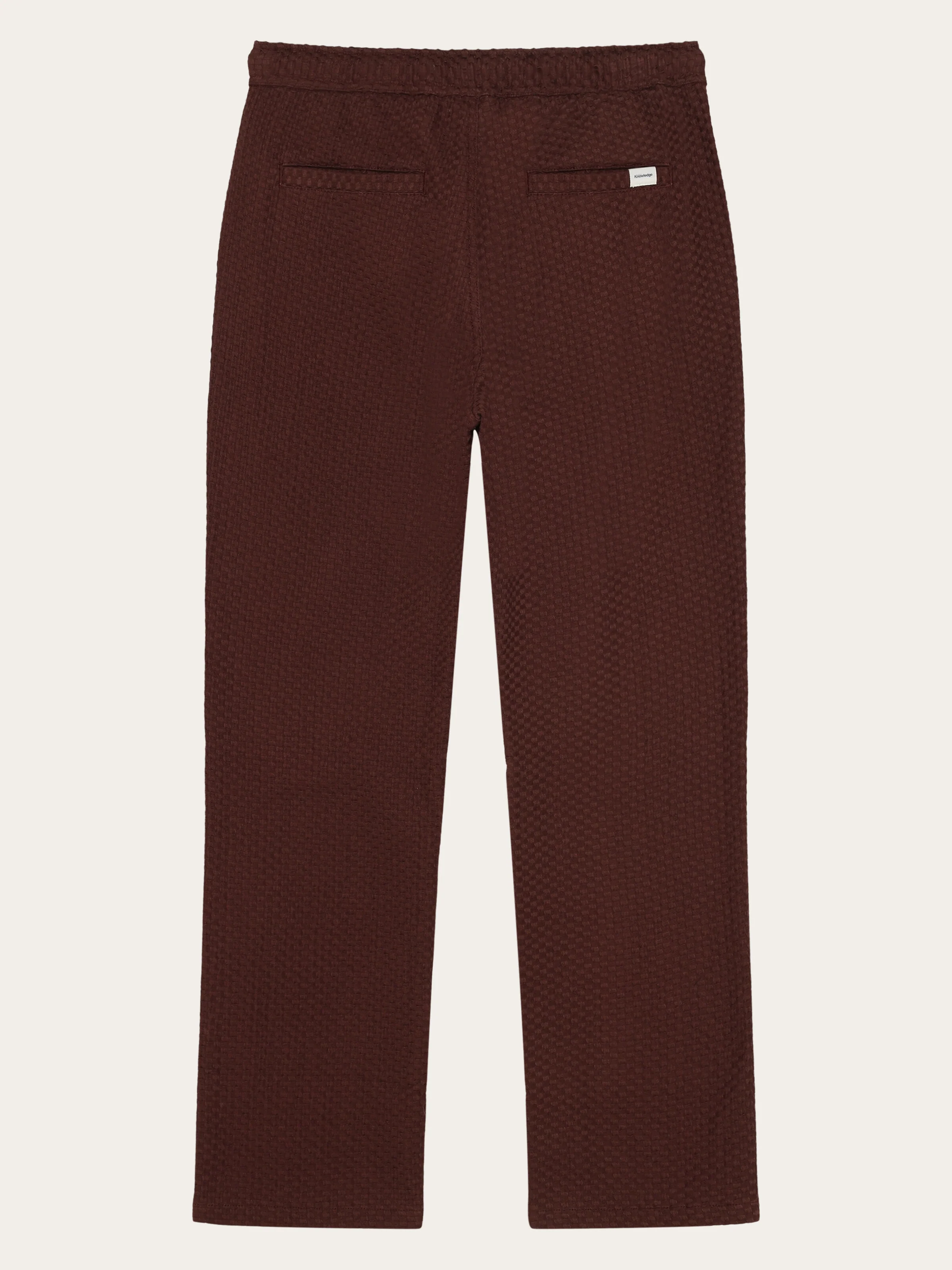 Fig loose structure pants - Shaved Chocolate - Image 7