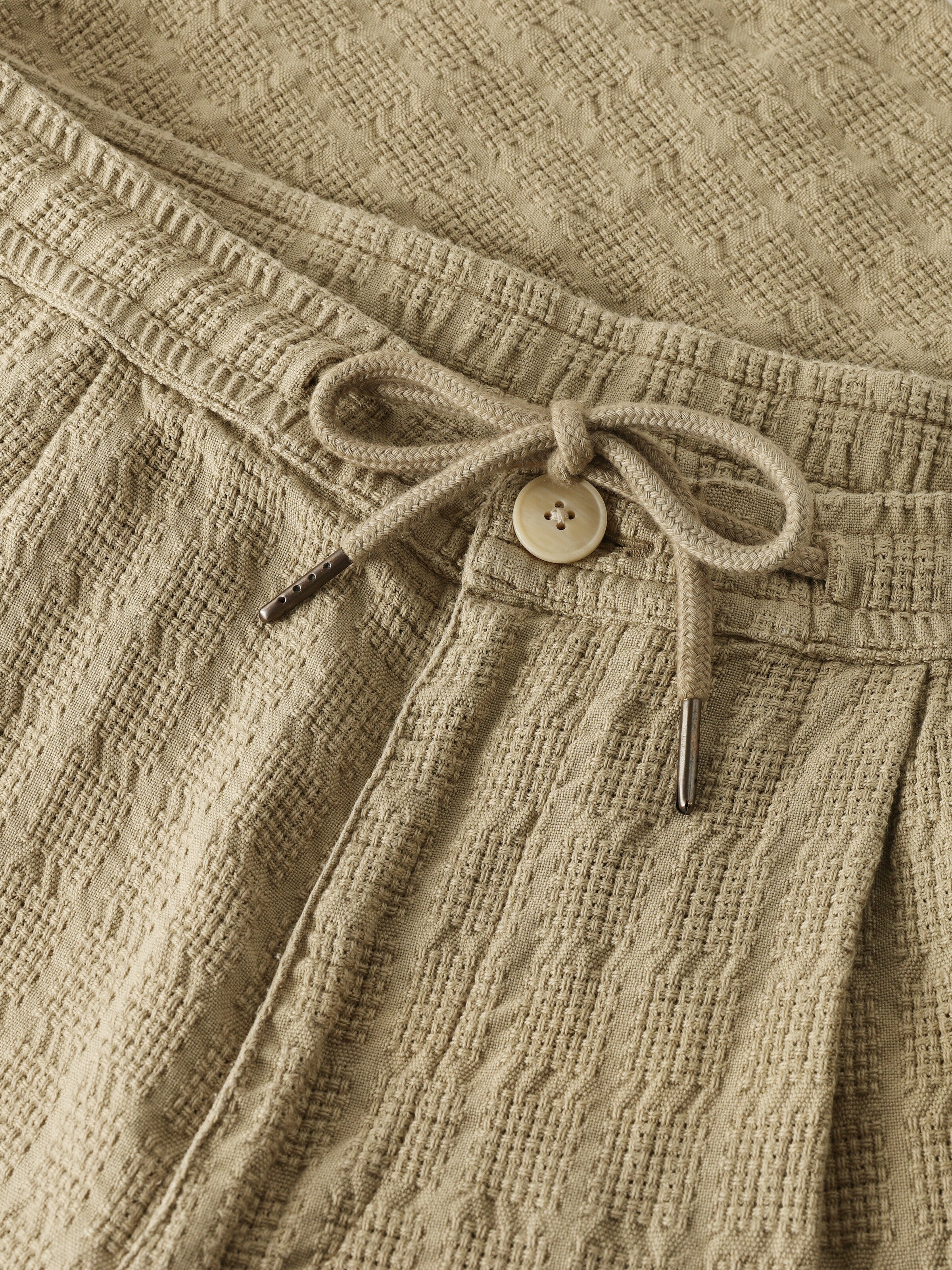 Fig loose structure pants - Twill - Image 3