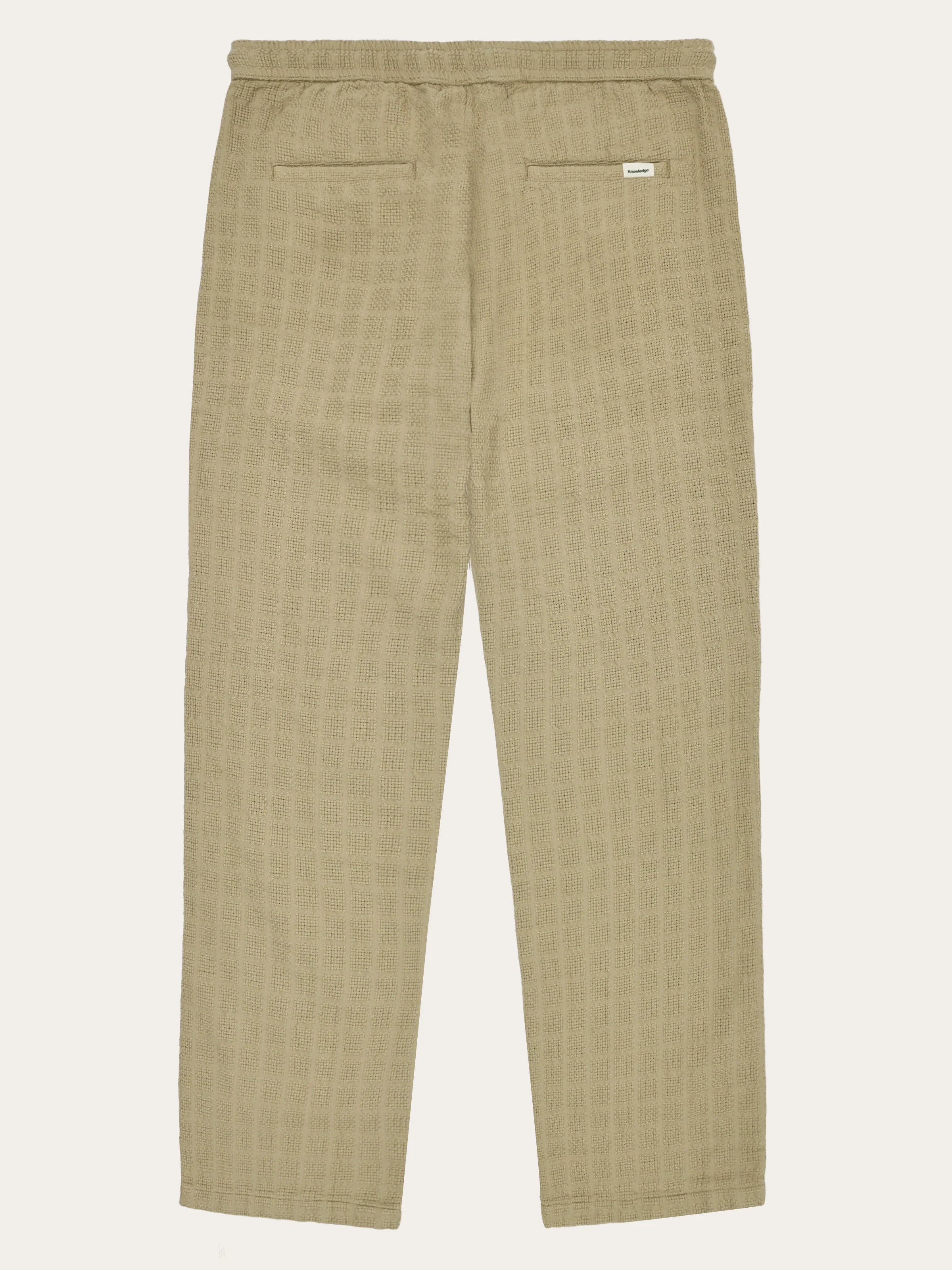 Fig loose structure pants - Twill - Image 4