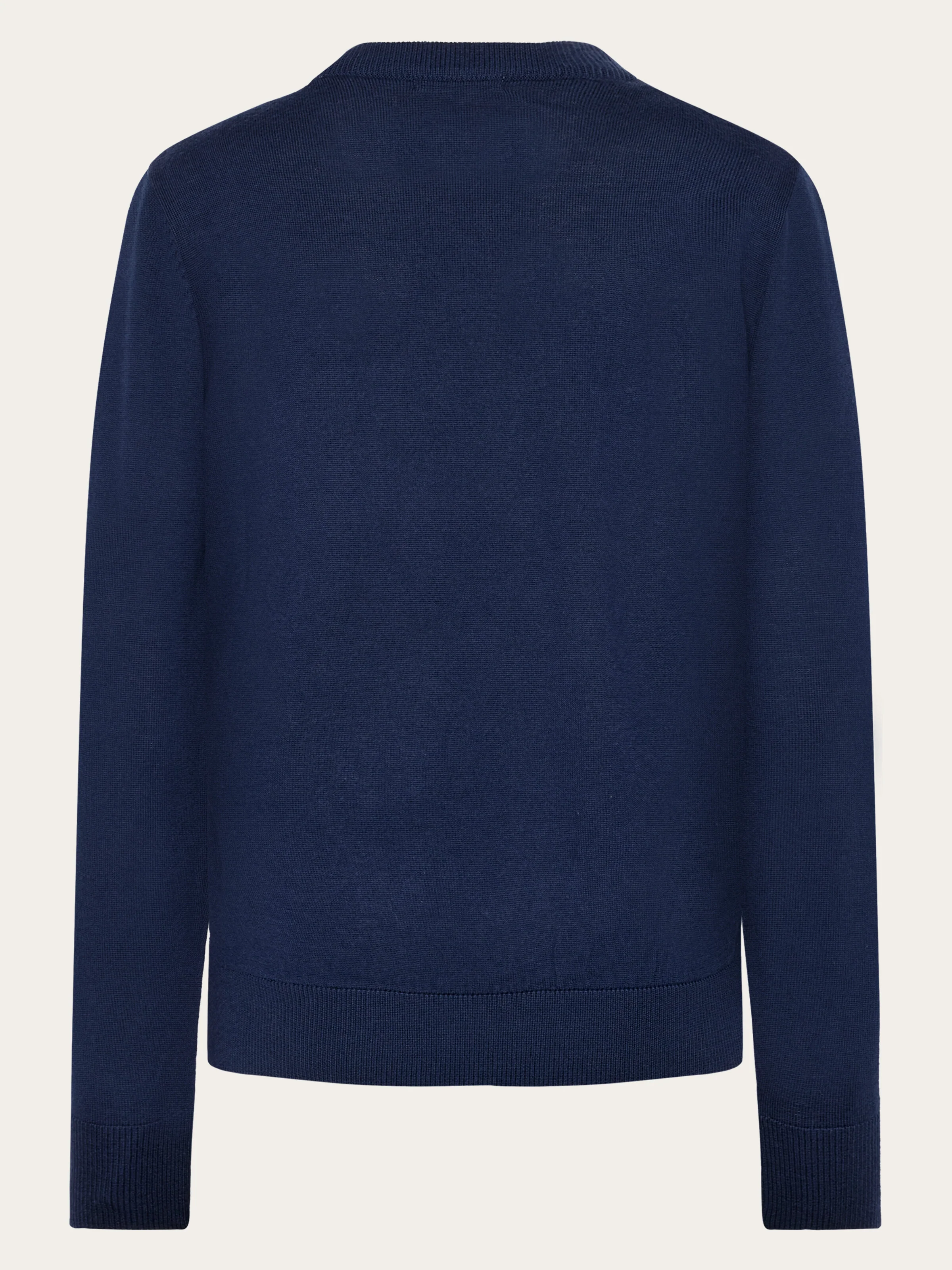 Merino crew neck sweater - Total Eclipse - Image 2