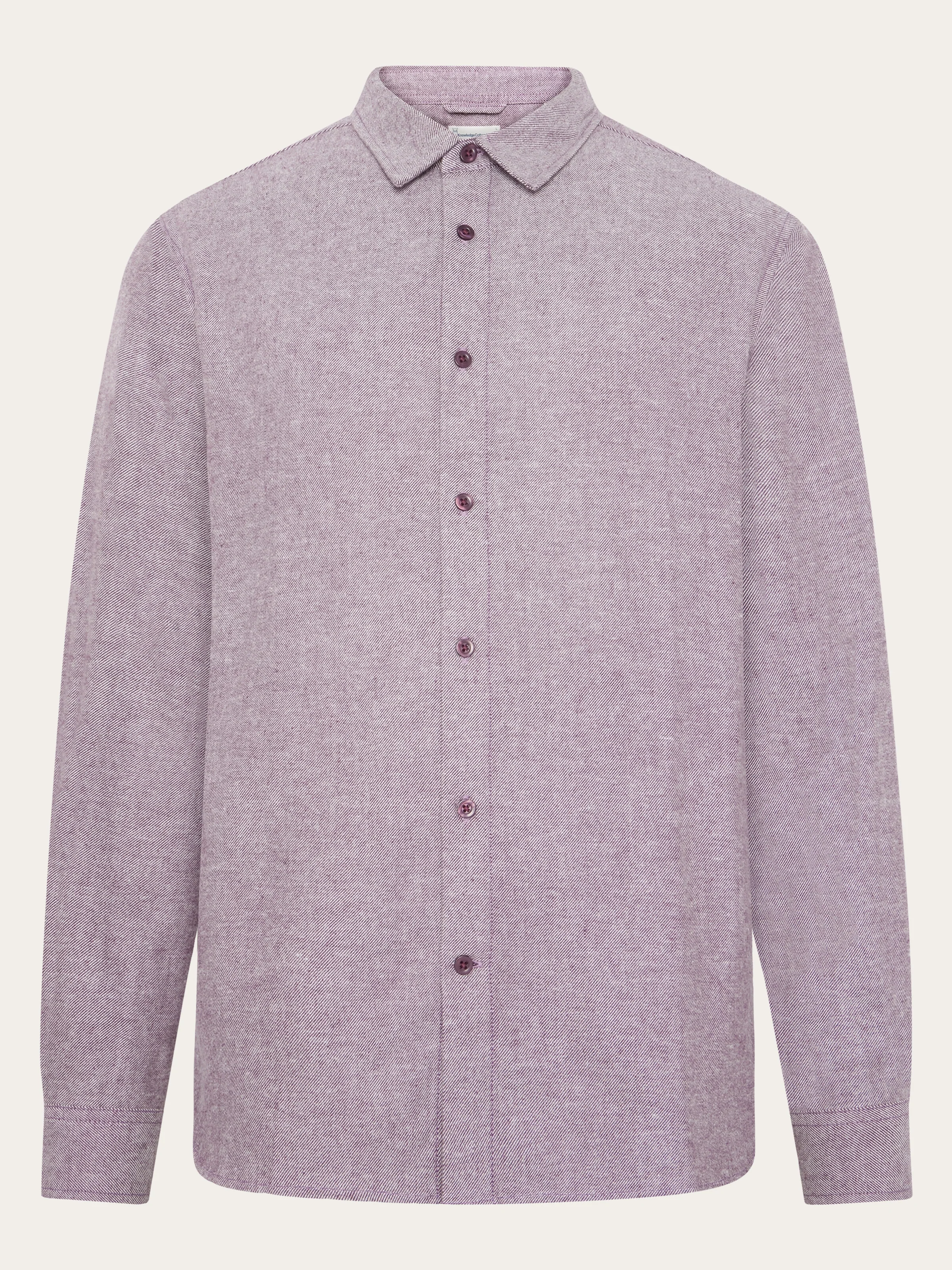 Dune regular flannel shirt - Fig