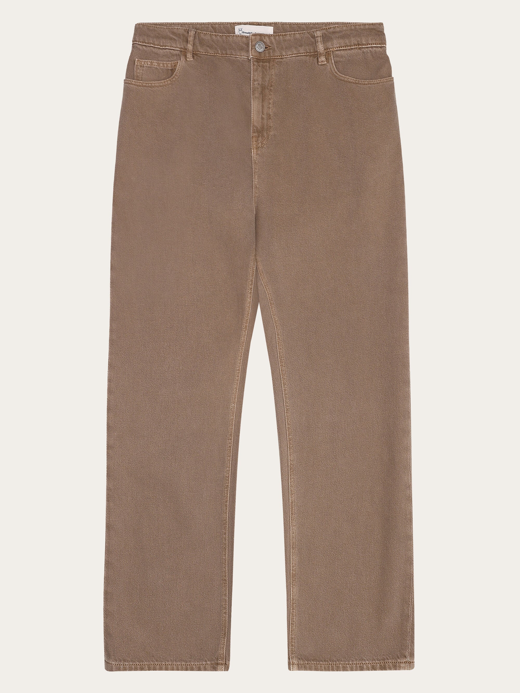Flint wide twill pants - Tiramisu