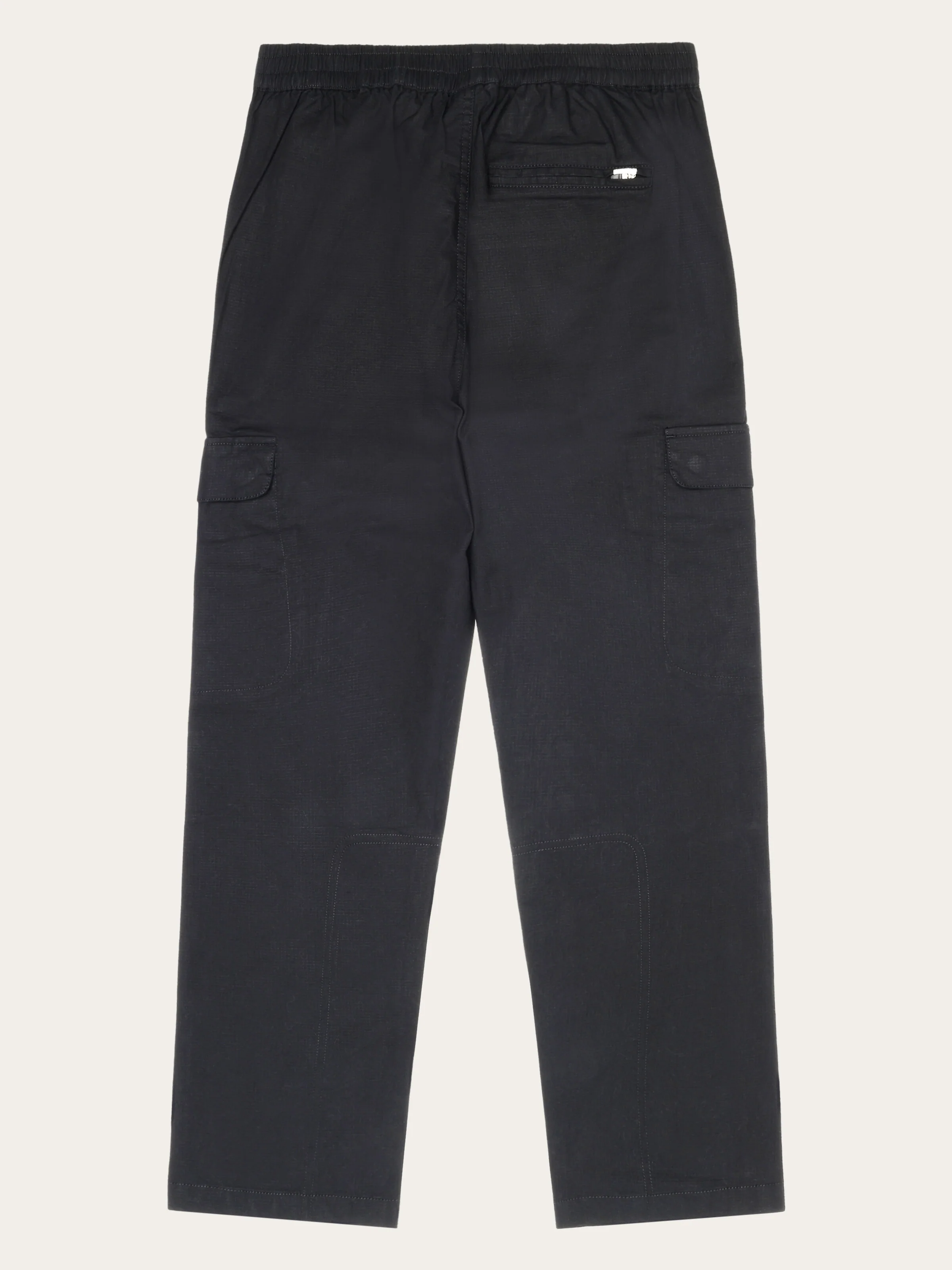 Flint Ripstop Belt Cargo Pant - GOTS/Vegan - Black Jet - Image 3