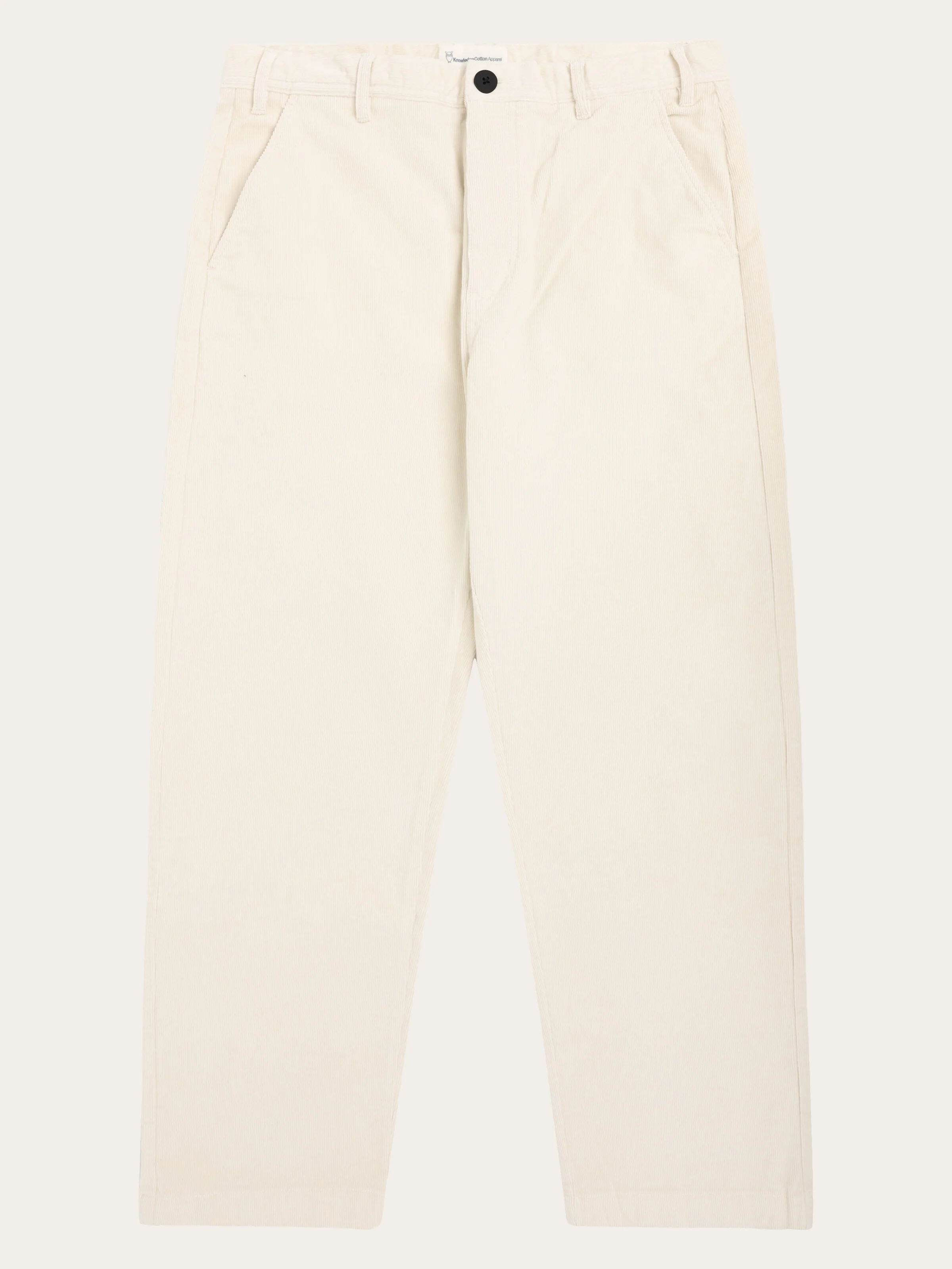 FLINT wide corduroy chino pants - Egret