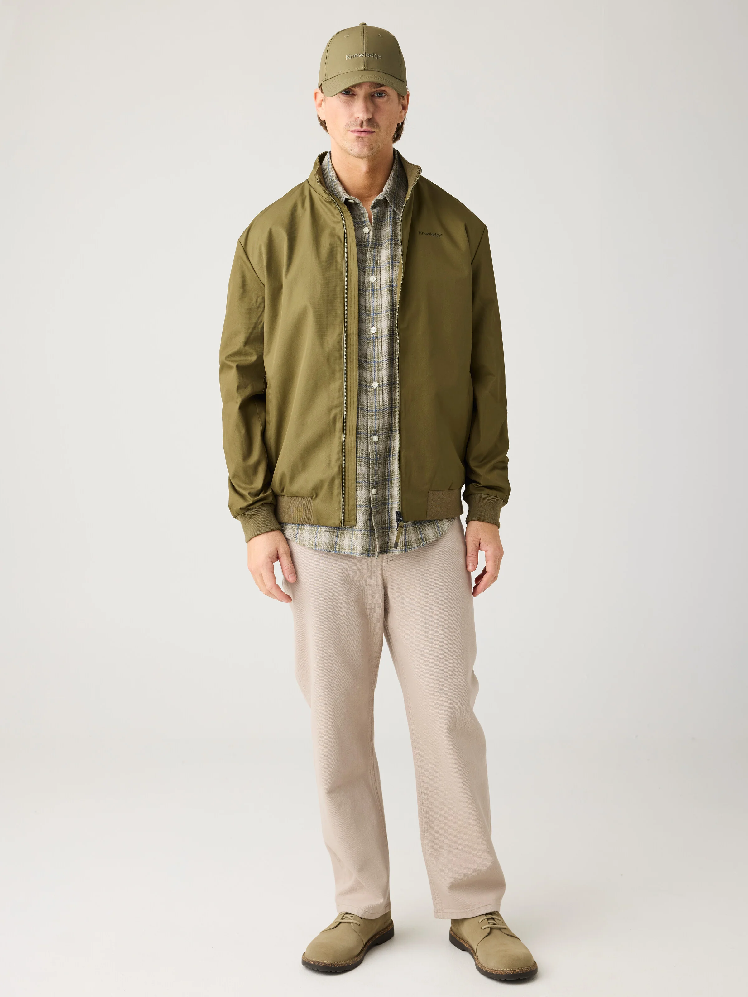 Flint wide twill pants - Light feather gray - Image 3