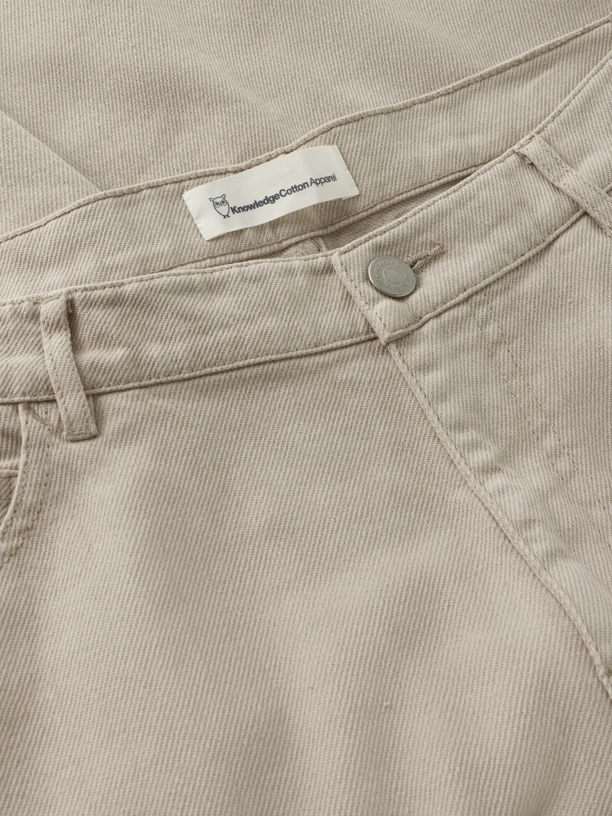 Flint wide twill pants - Light feather gray - Image 4