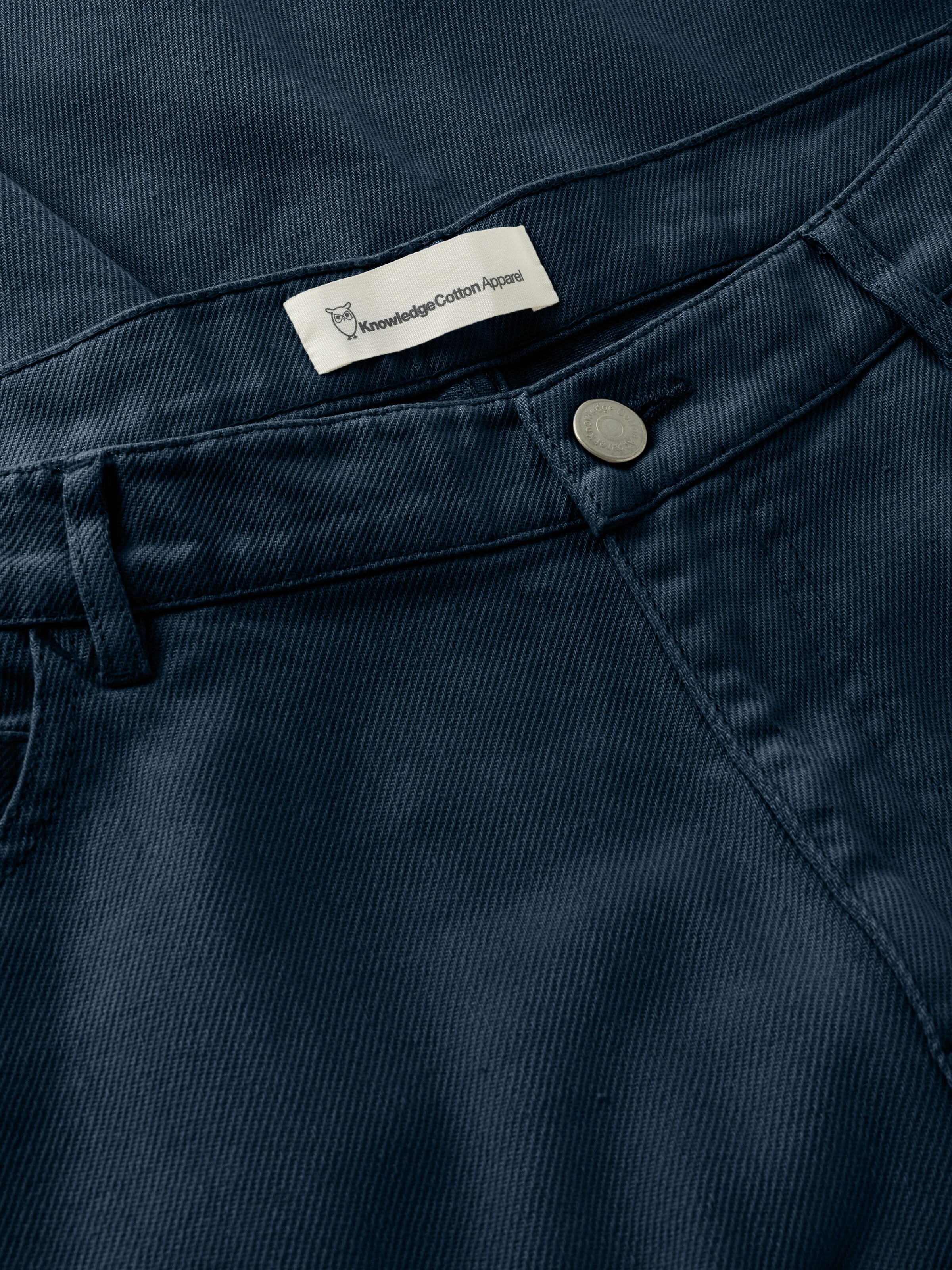 Flint wide twill pants - Total Eclipse - Image 3