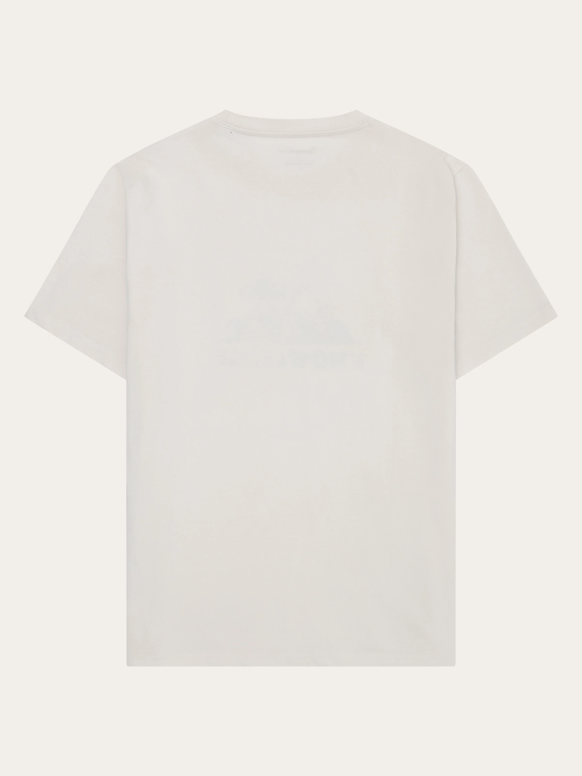 Front print t-shirt - Egret - Image 3