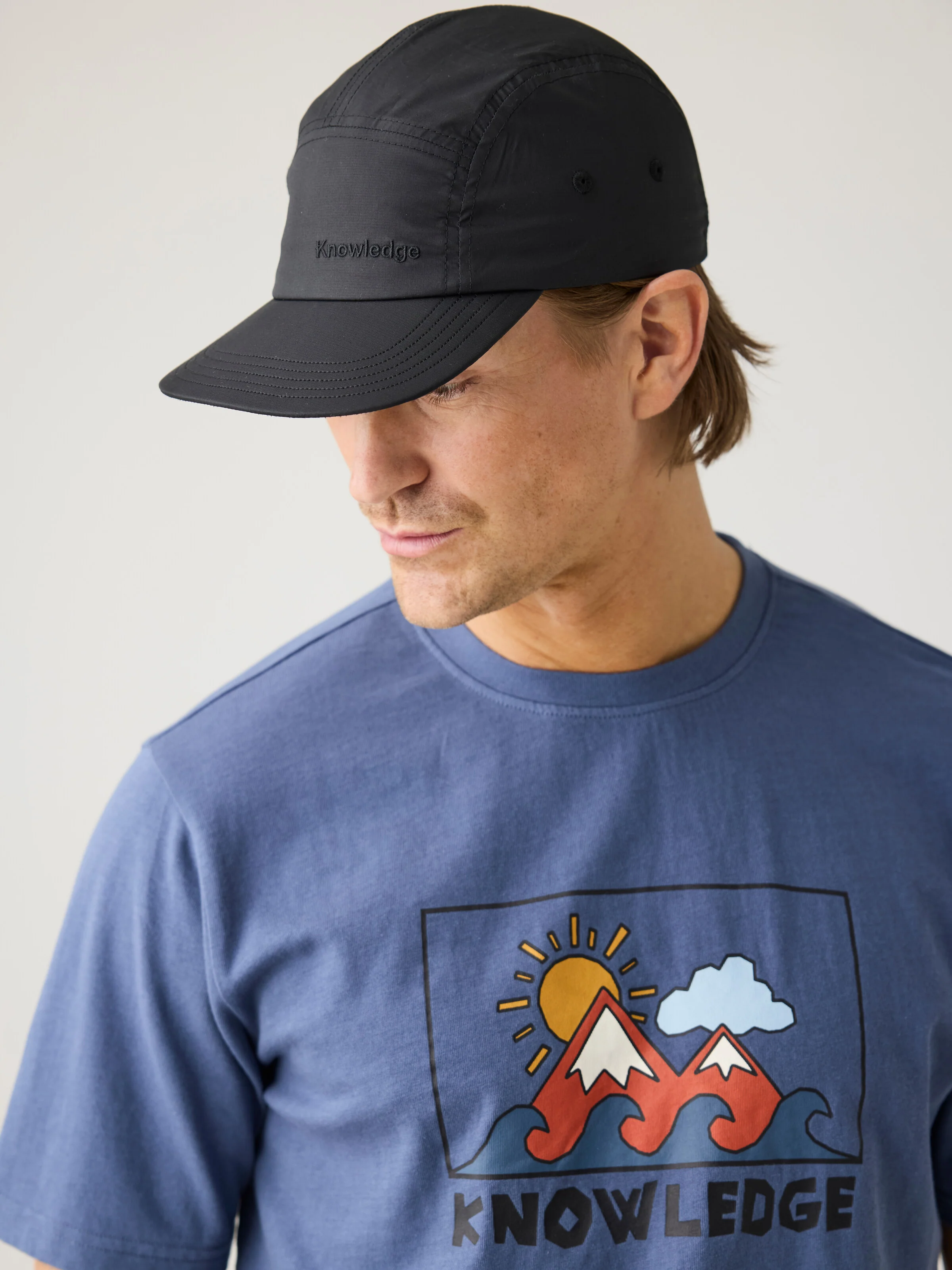 Front print t-shirt - Vintage Indigo - Image 4
