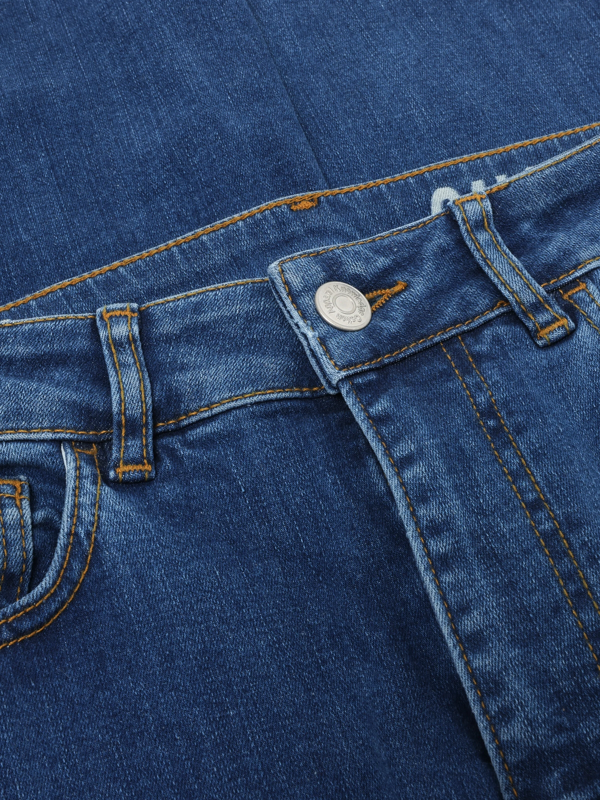 Organic Cotton Gale Jeans GOTS - Medium Blue - Image 8