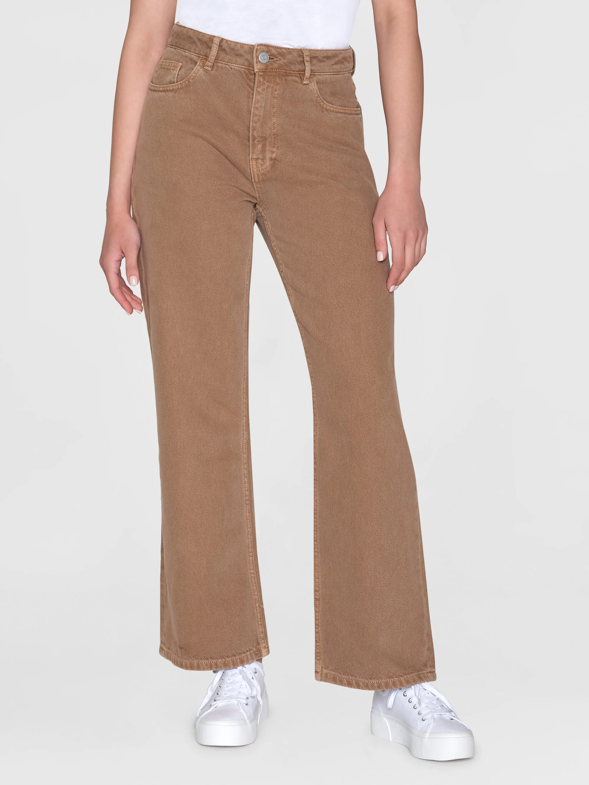 Gale regular twill pants - Tiramisu - Image 2