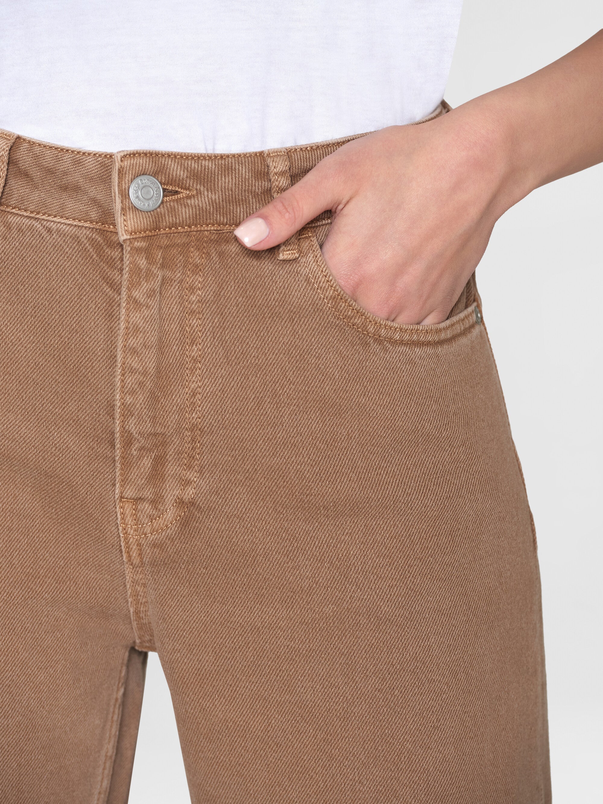 Gale regular twill pants - Tiramisu - Image 5
