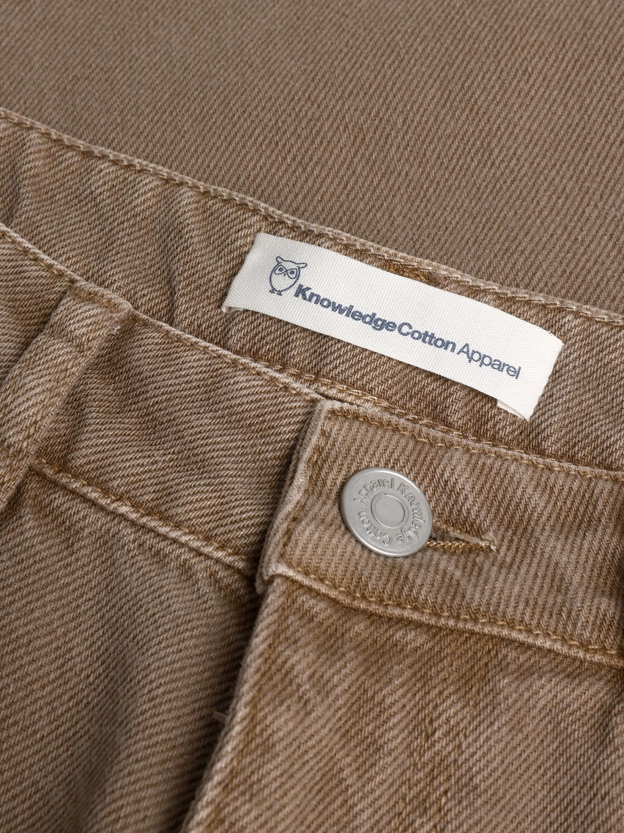 Gale regular twill pants - Tiramisu - Image 6