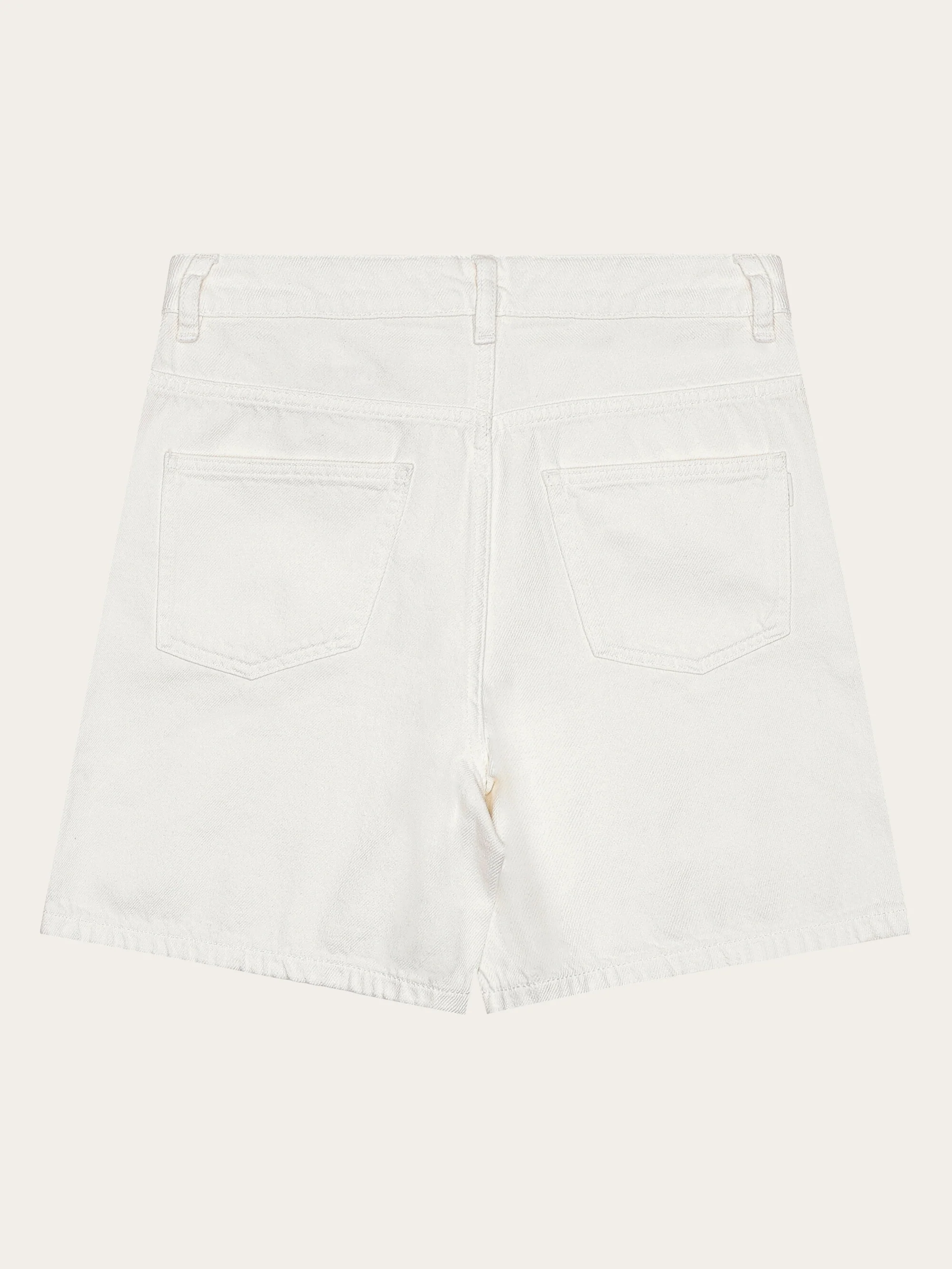 Gale straight twill shorts - Egret - Image 3