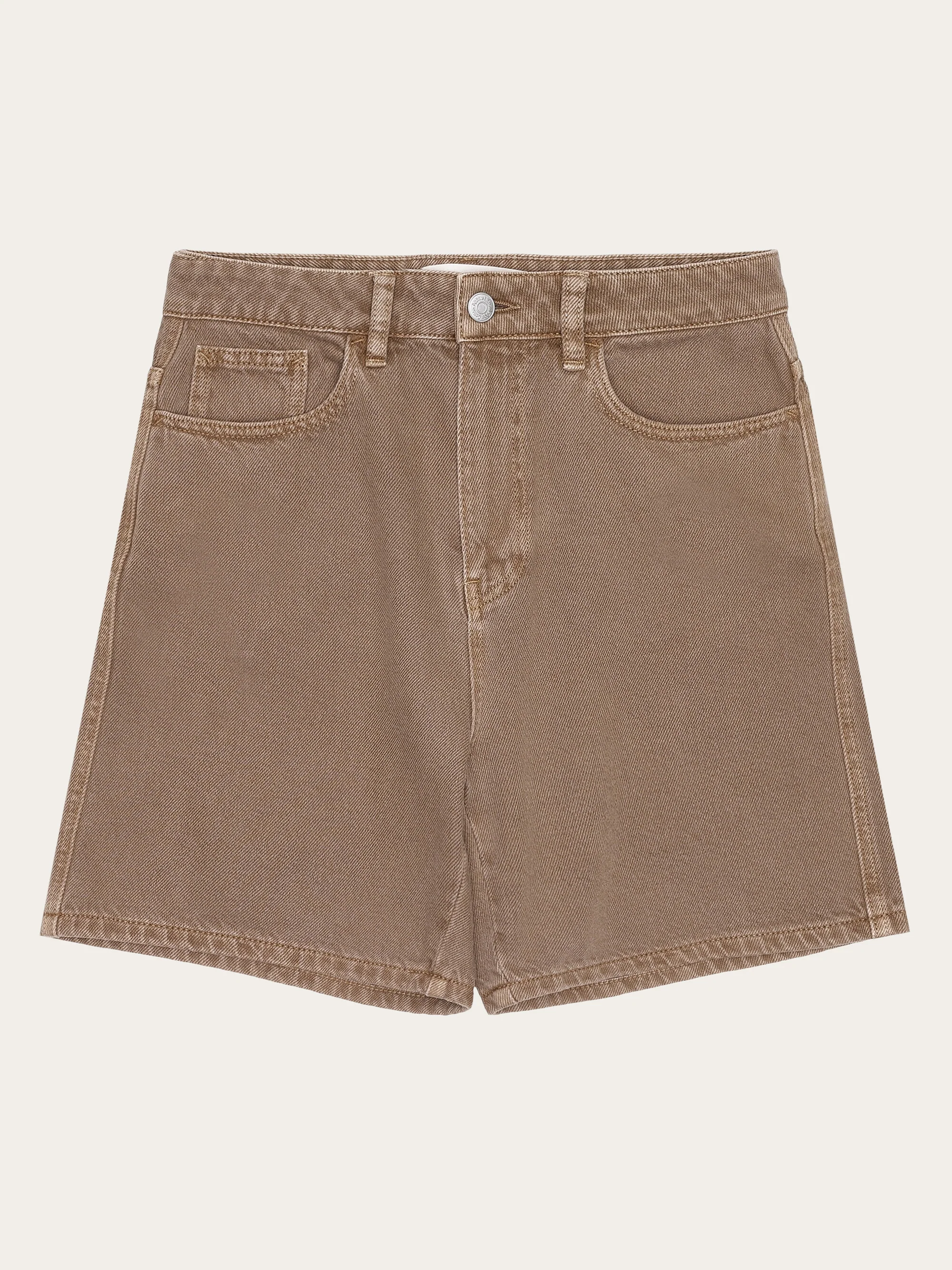 Gale straight twill shorts - Tiramisu
