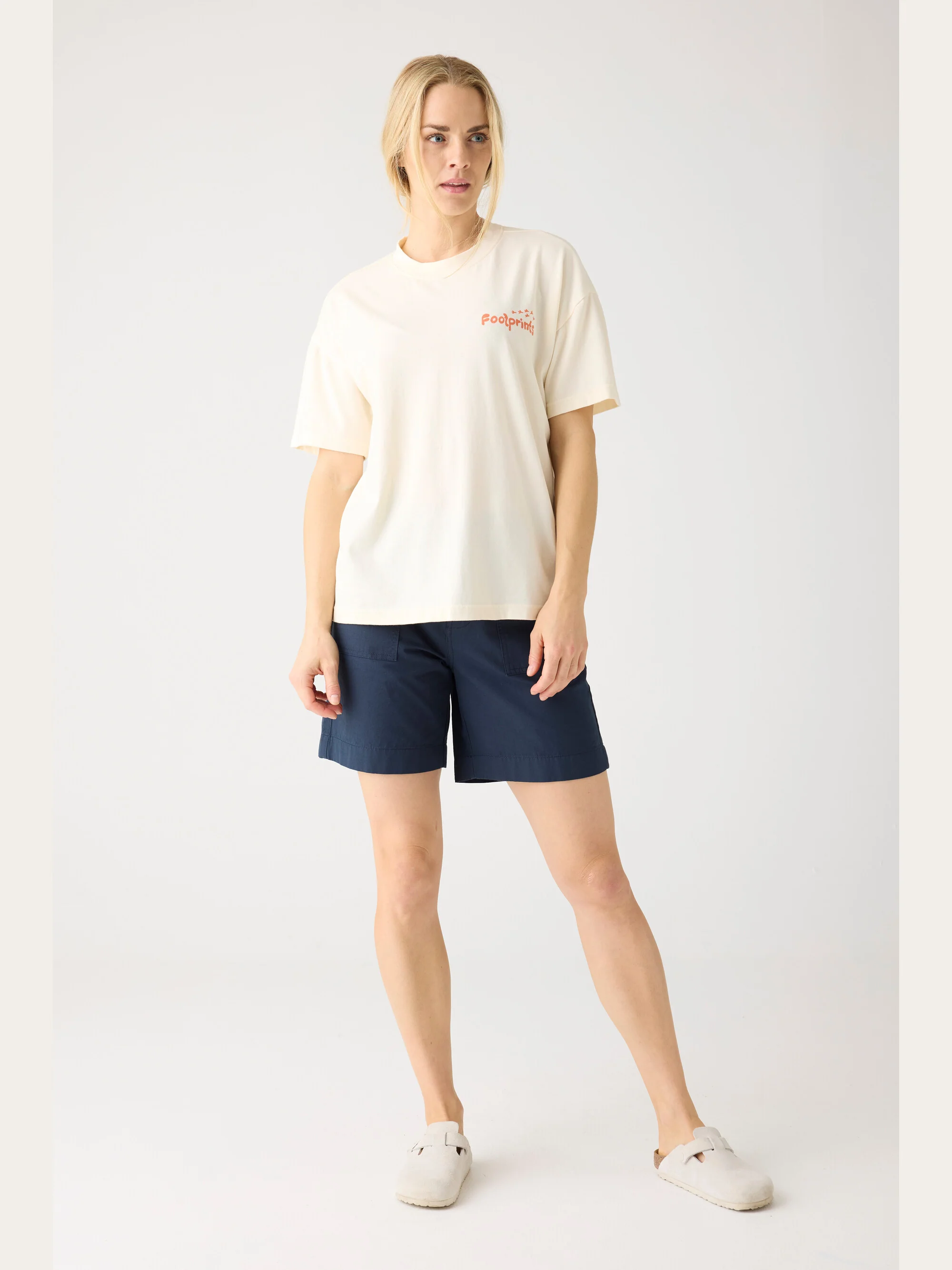 GRAPHIC t-shirt - Regenerative Organic Certified™ - GOTS/Vegan - Egret - Image 6