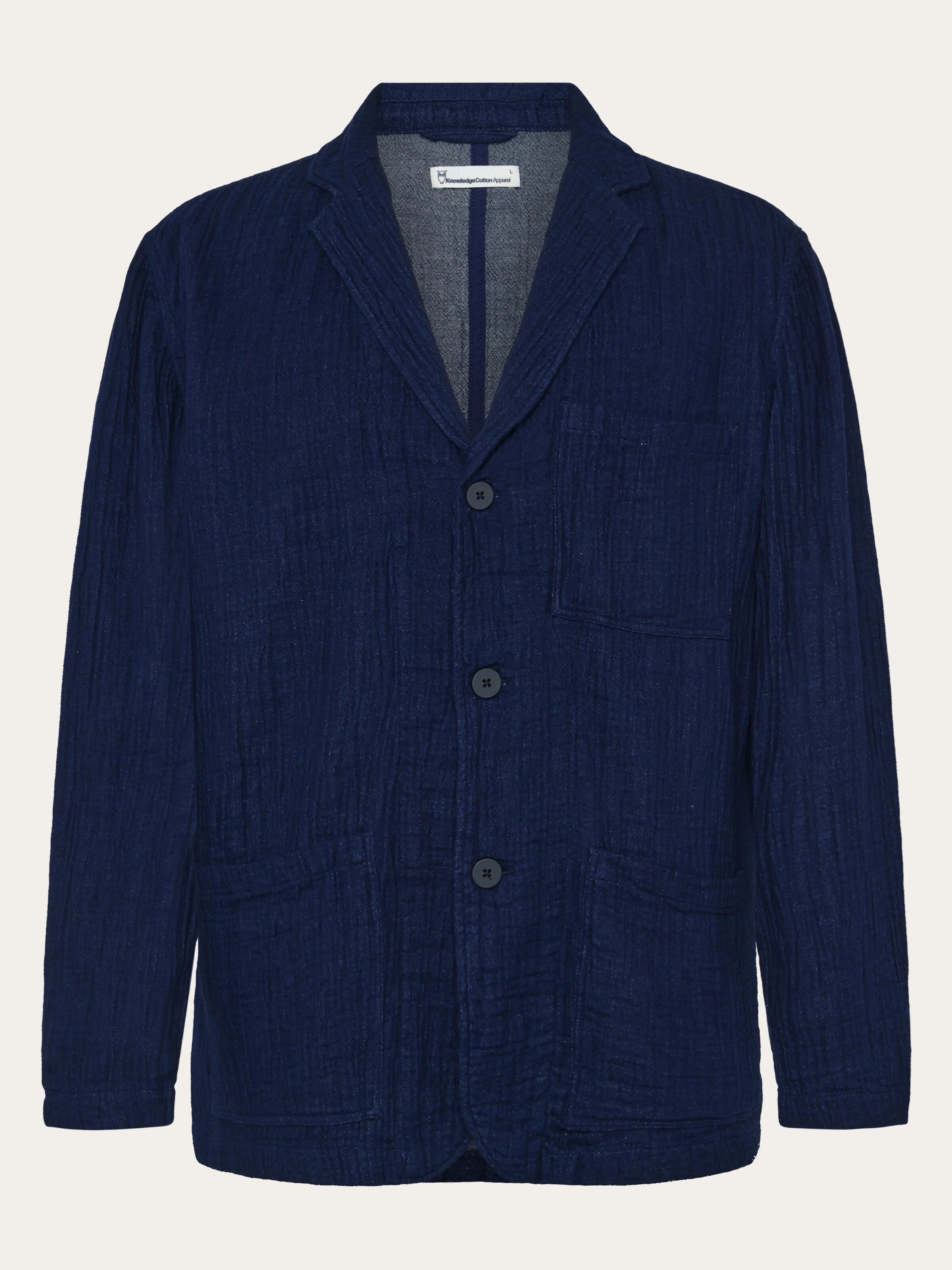 Indigo dobby blazer - Indigo