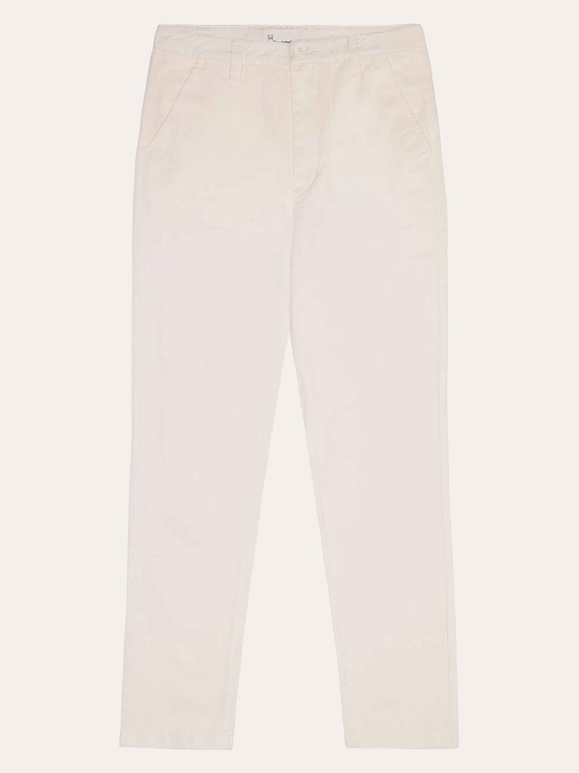 IRIS mom mid-rise twill chino - GOTS/Vegan - Egret