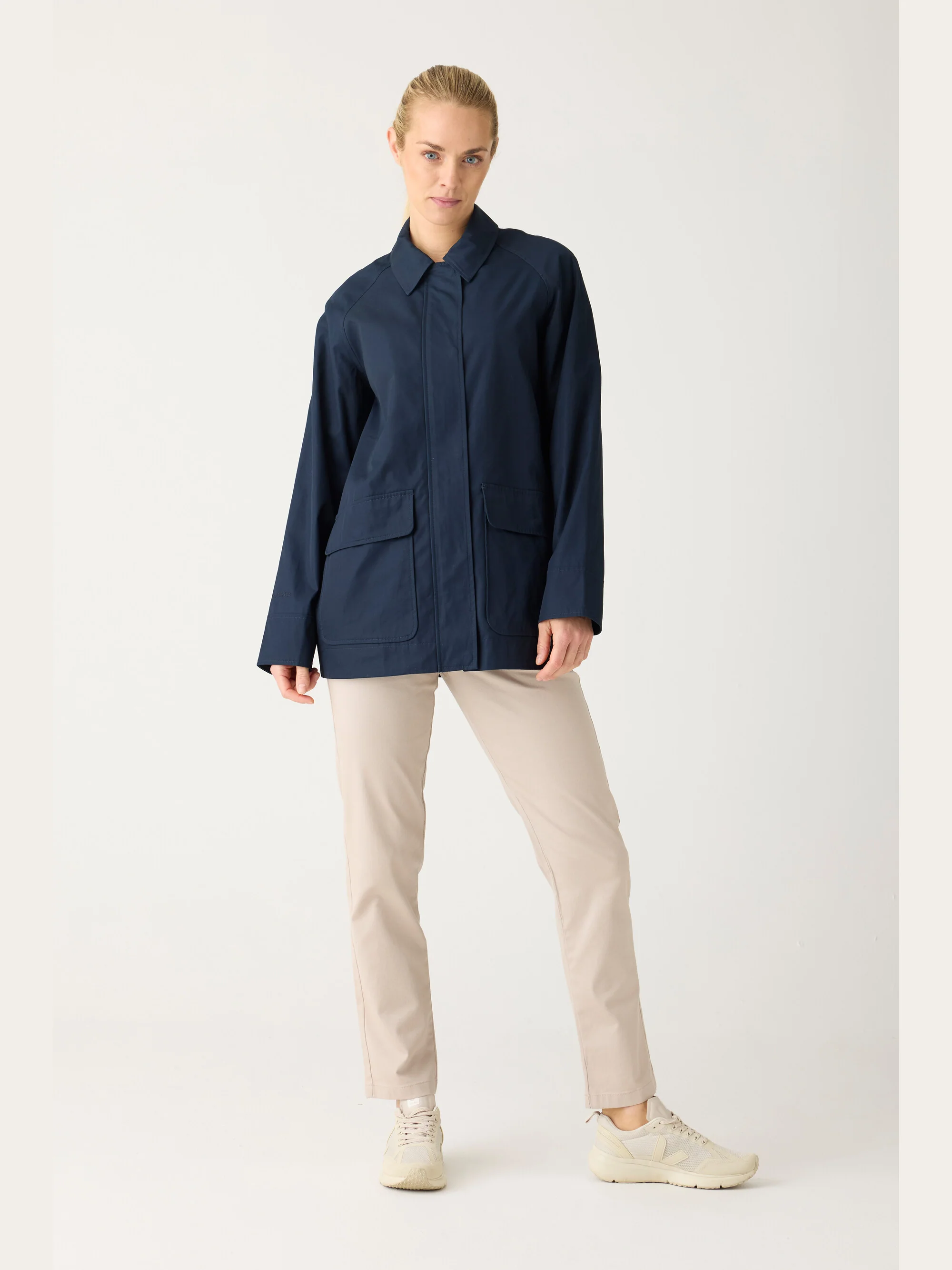 IRIS mom mid-rise twill chino - GOTS/Vegan - Egret - Image 4