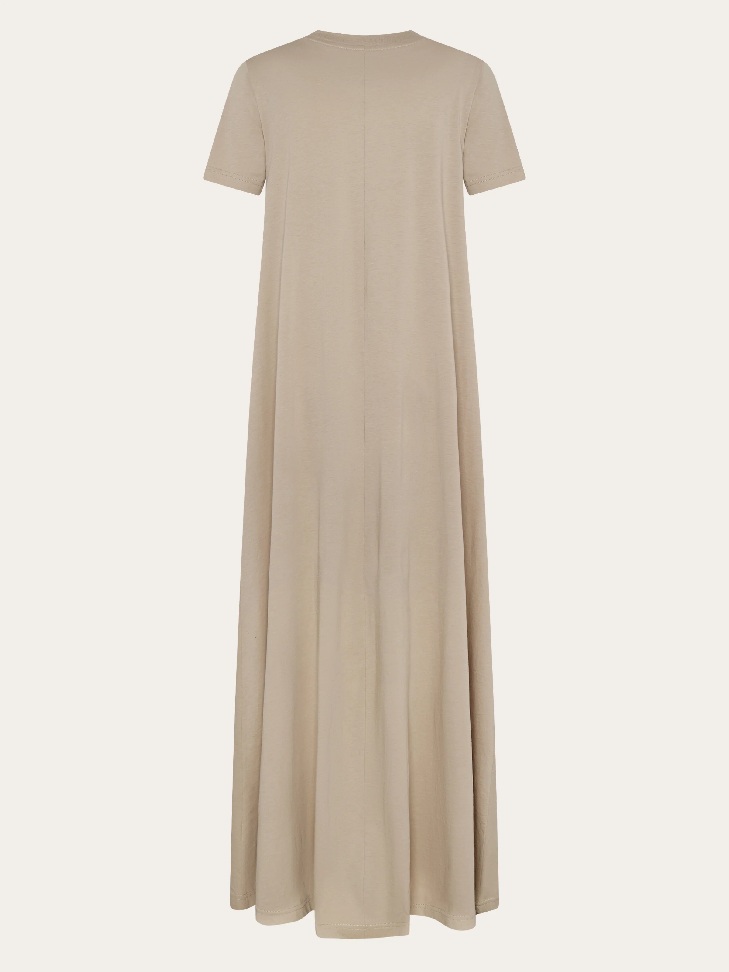Jersey maxi dress - Light feather gray - Image 3