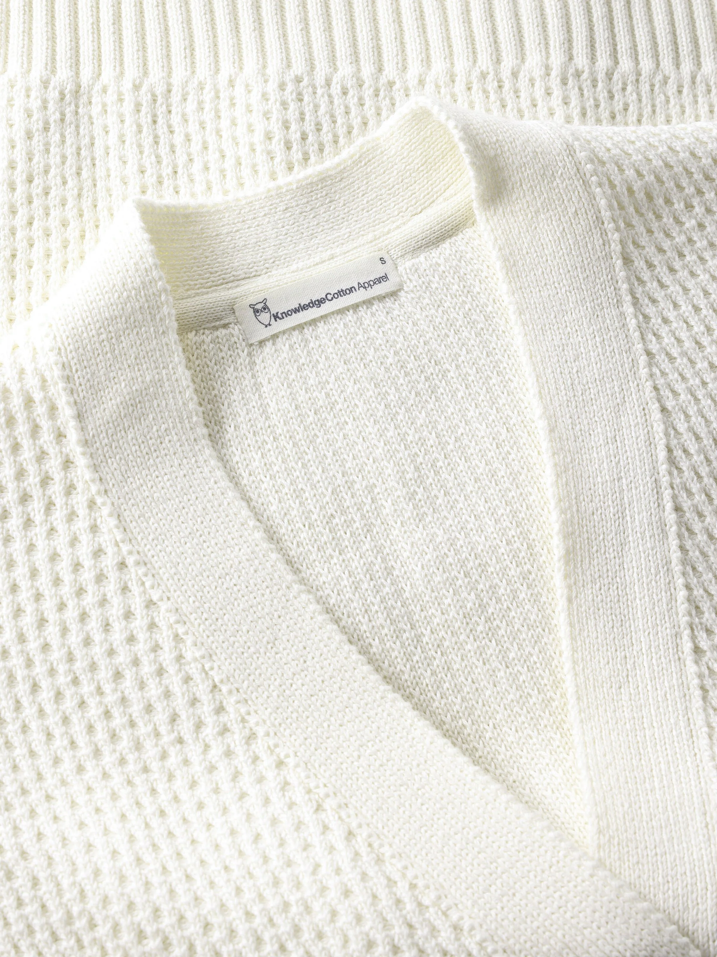 Knit cardigan - Egret - Image 4